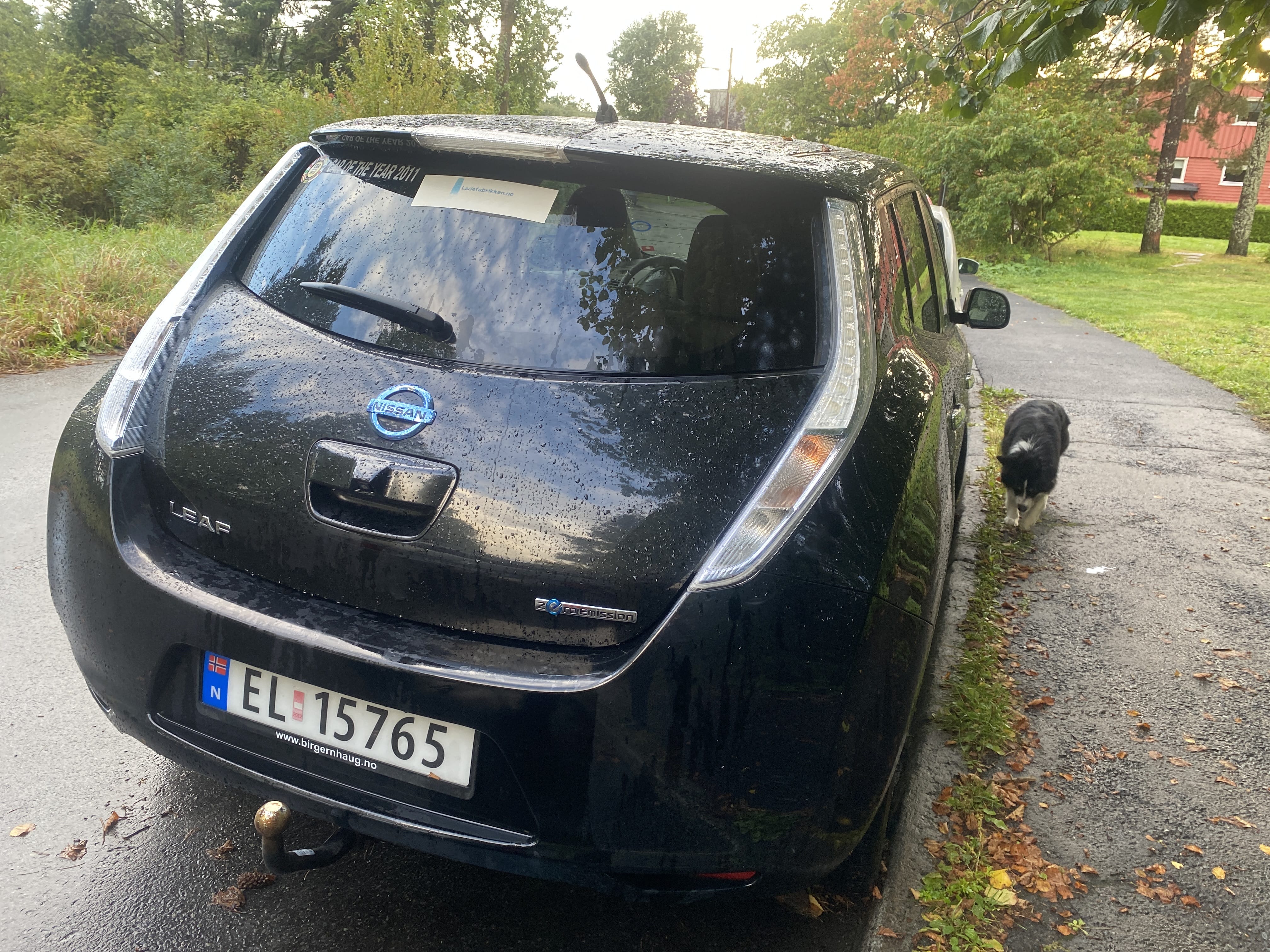 Nissan Leaf med GPS