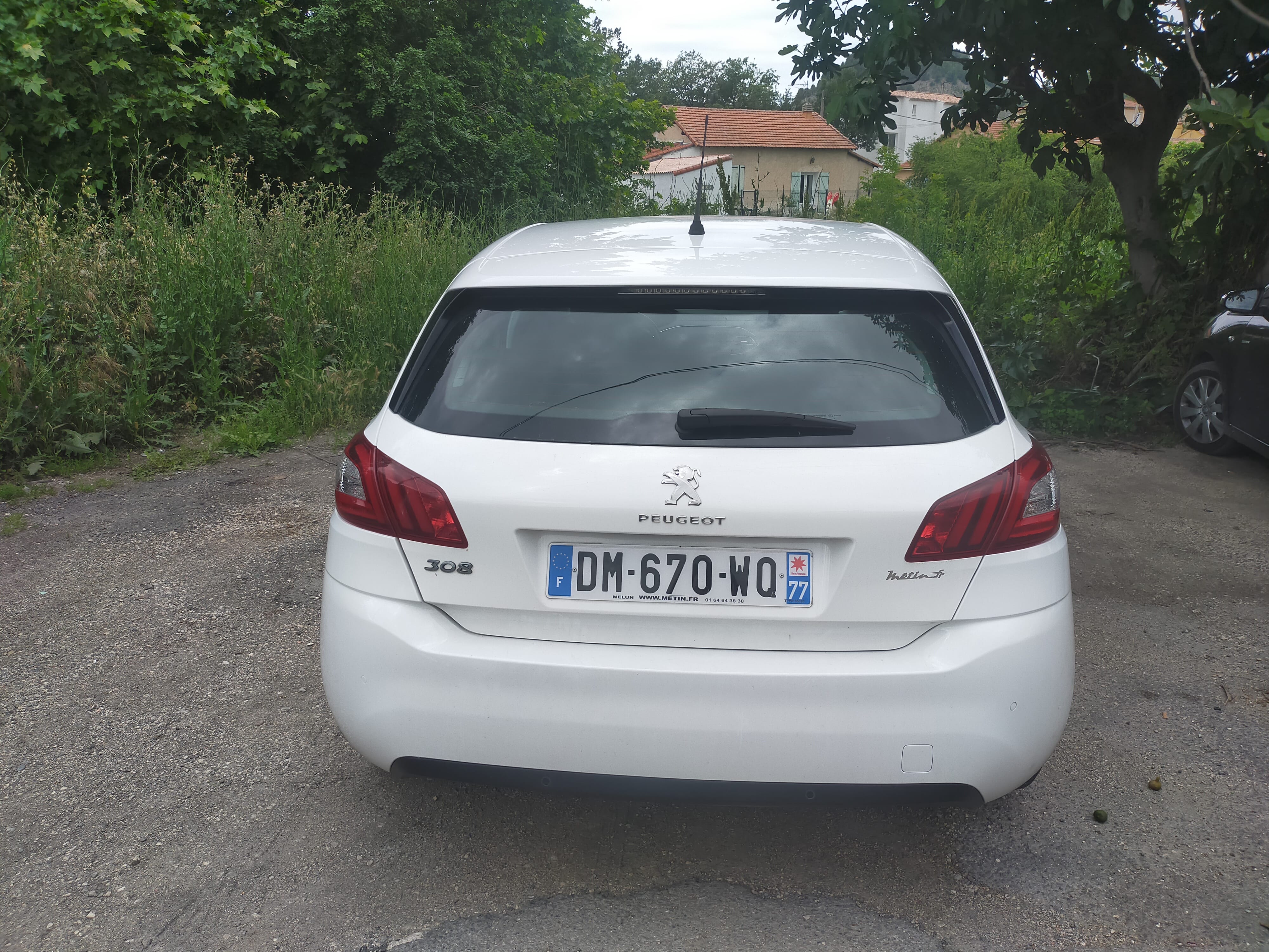 Peugeot 308 avec Siège bébé