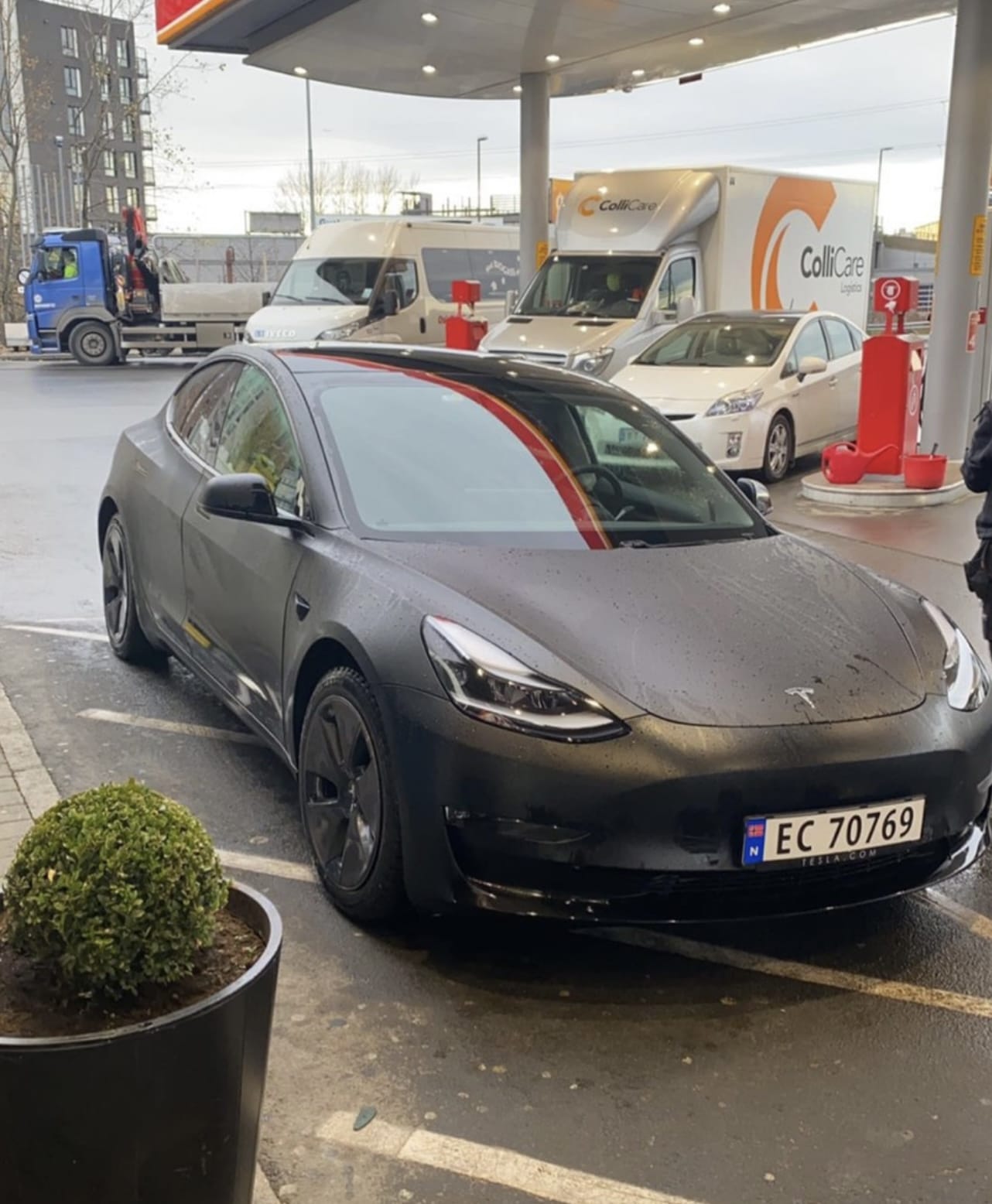 Tesla Model 3 med Aircondition