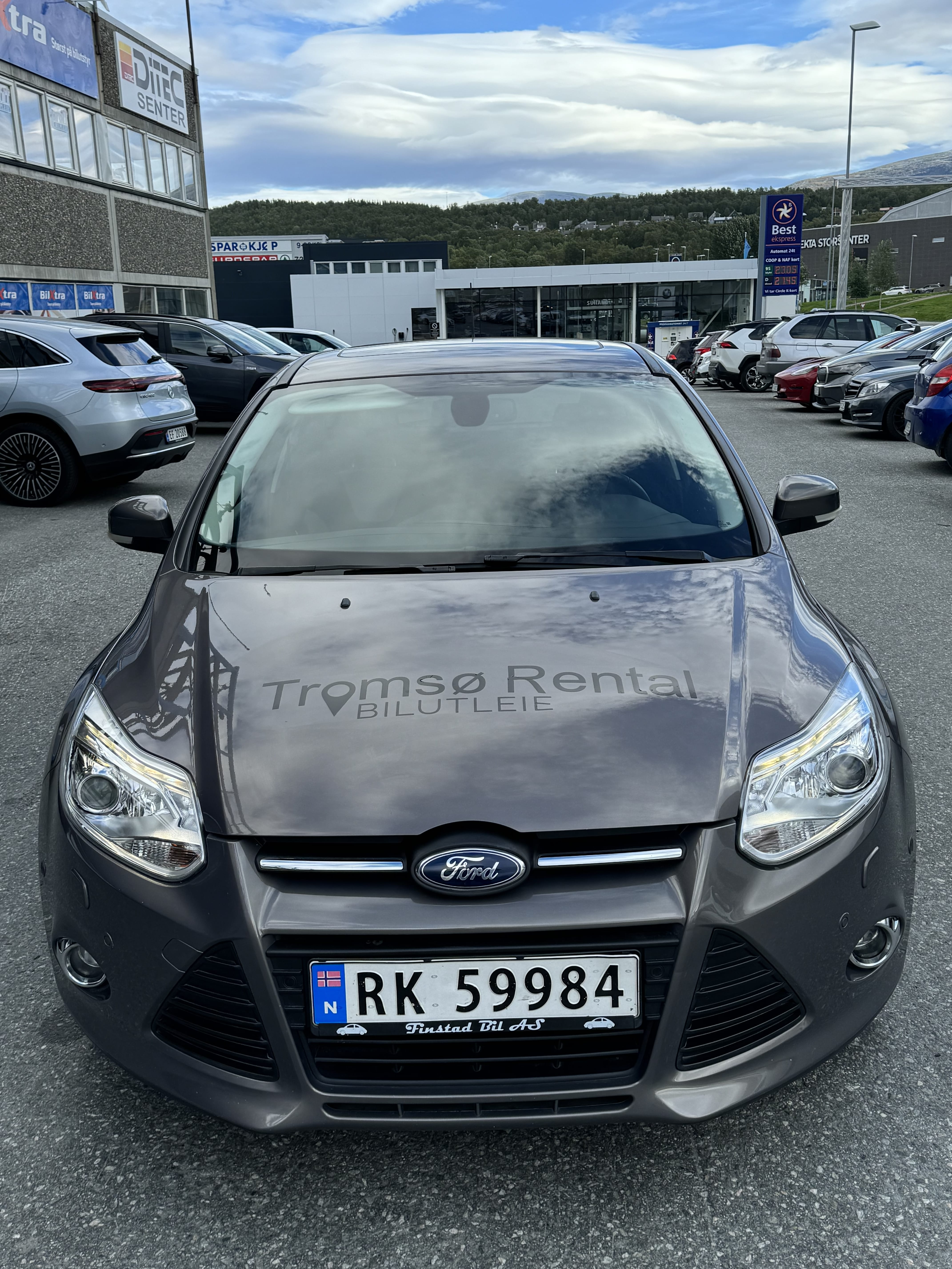 Ford Focus avec Pneus neige