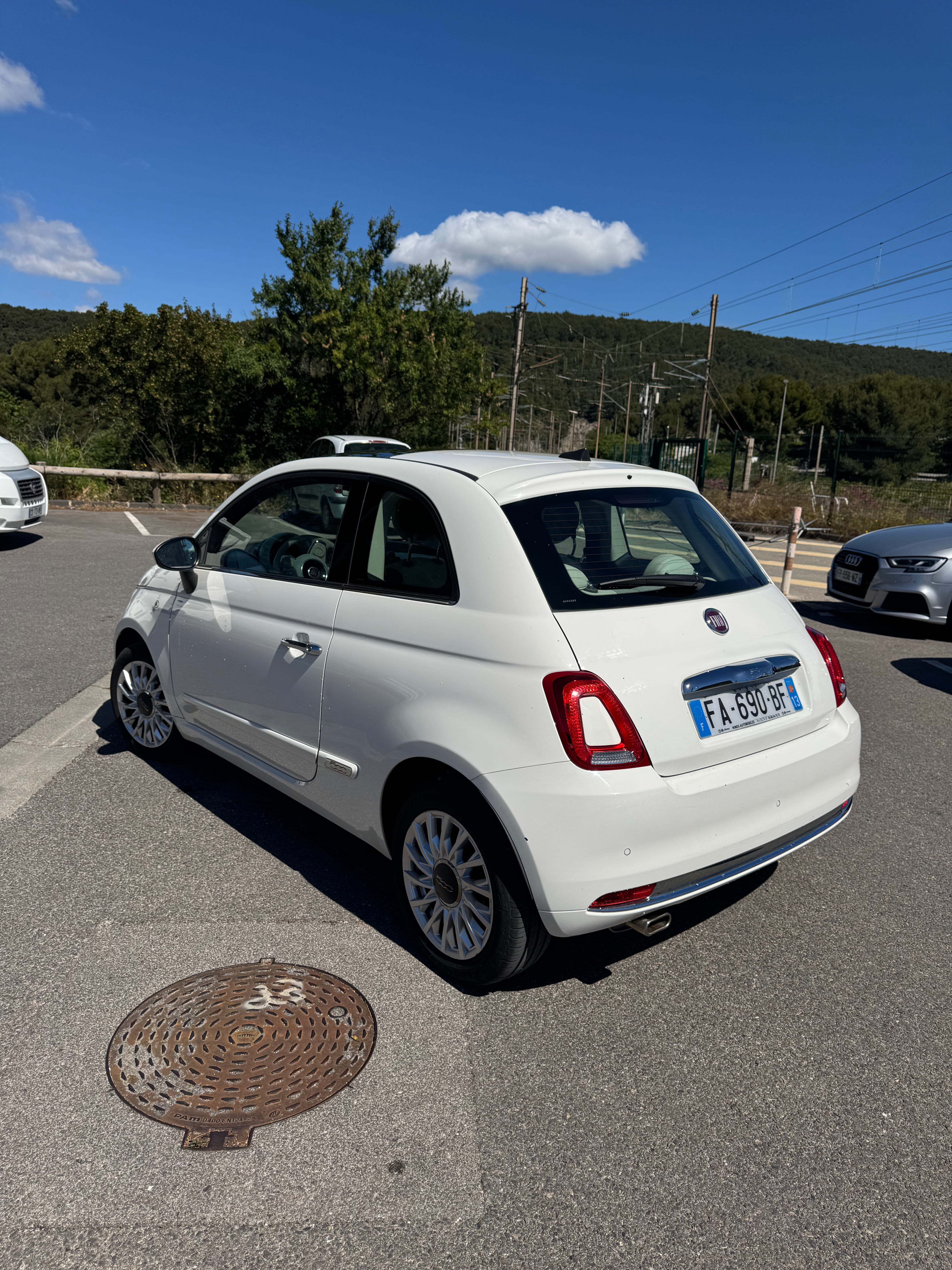 Fiat 500 avec GPS