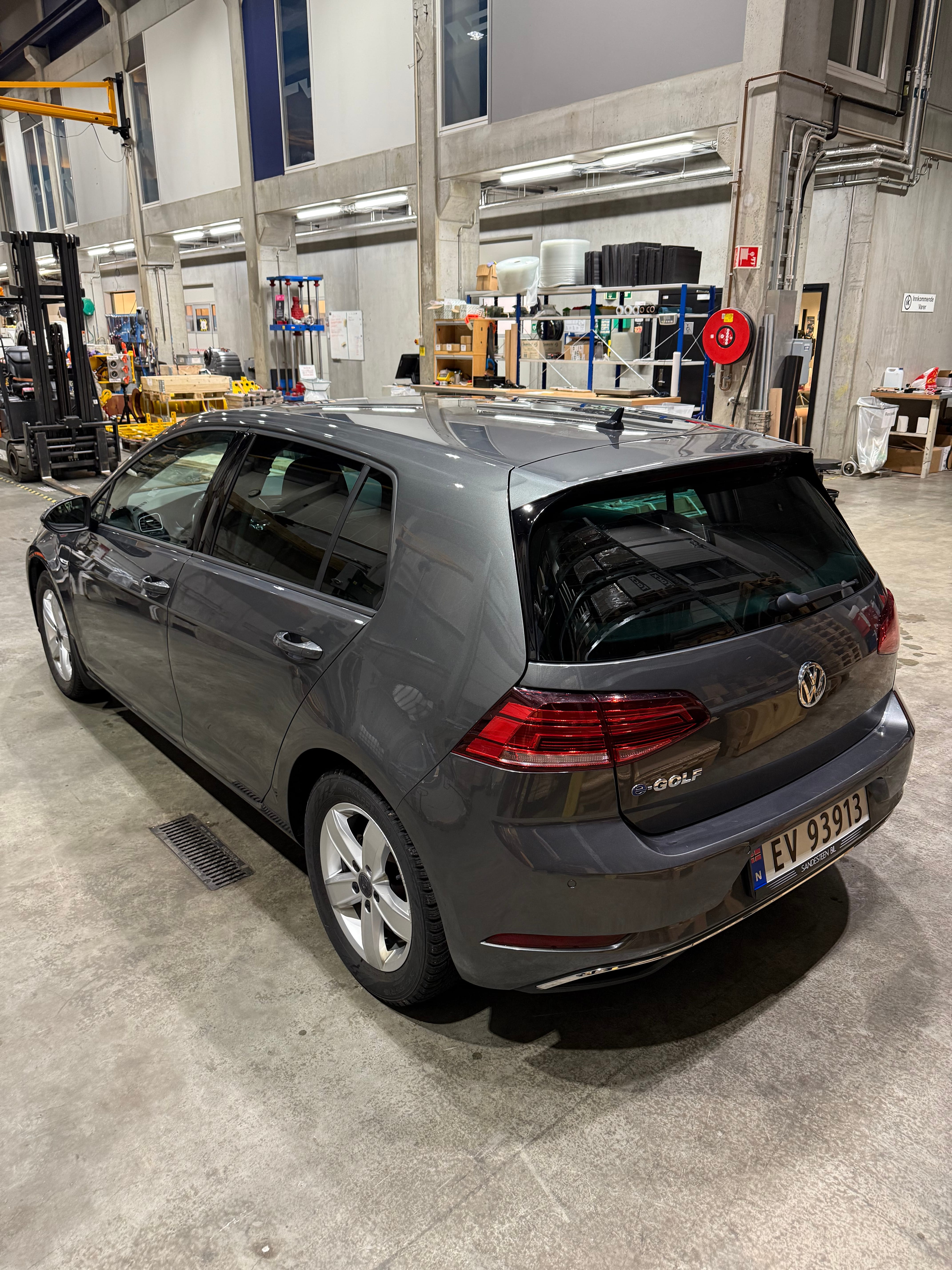 Volkswagen e-Golf med Ryggekamera