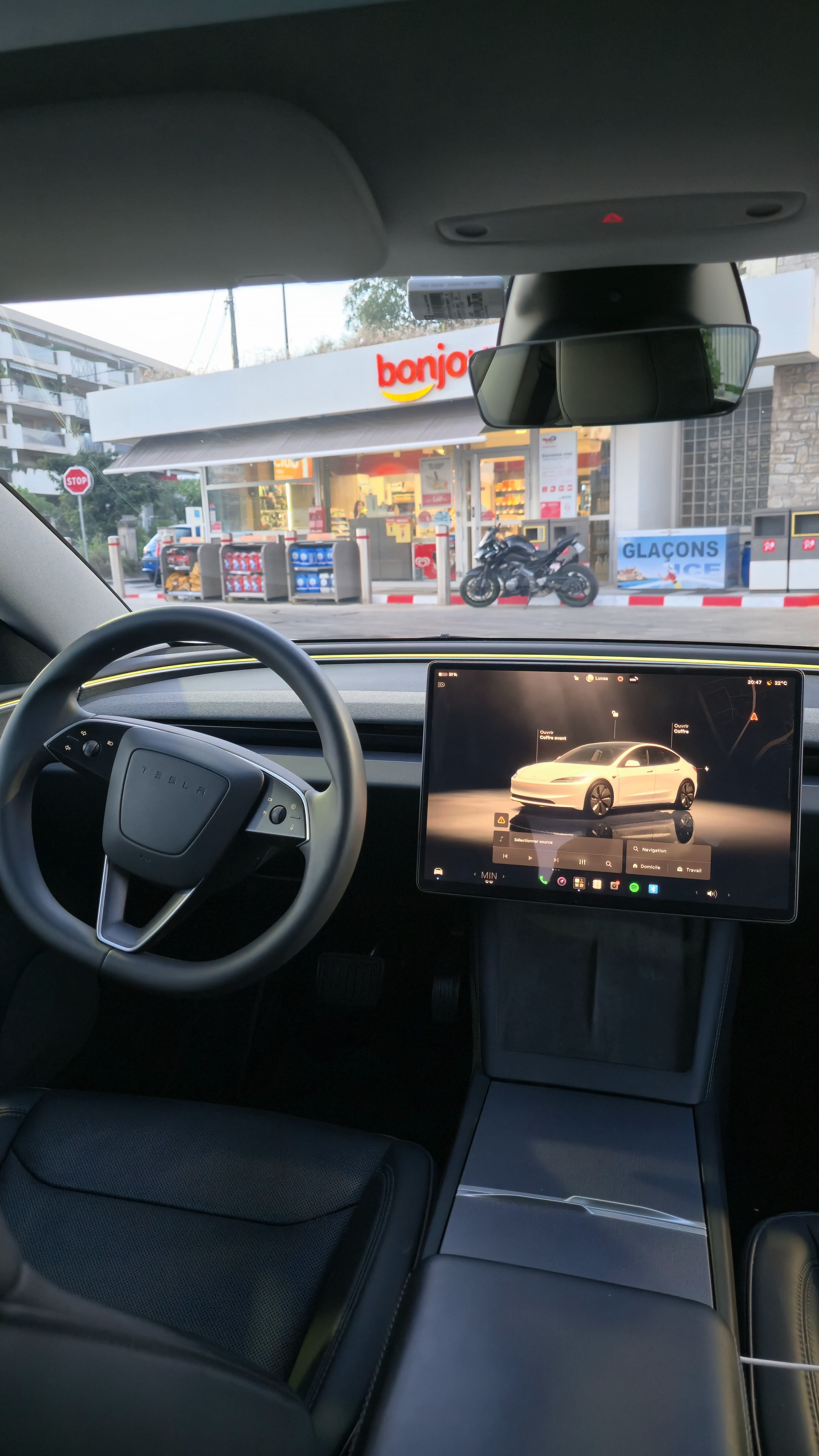 Tesla Model 3 with GPS