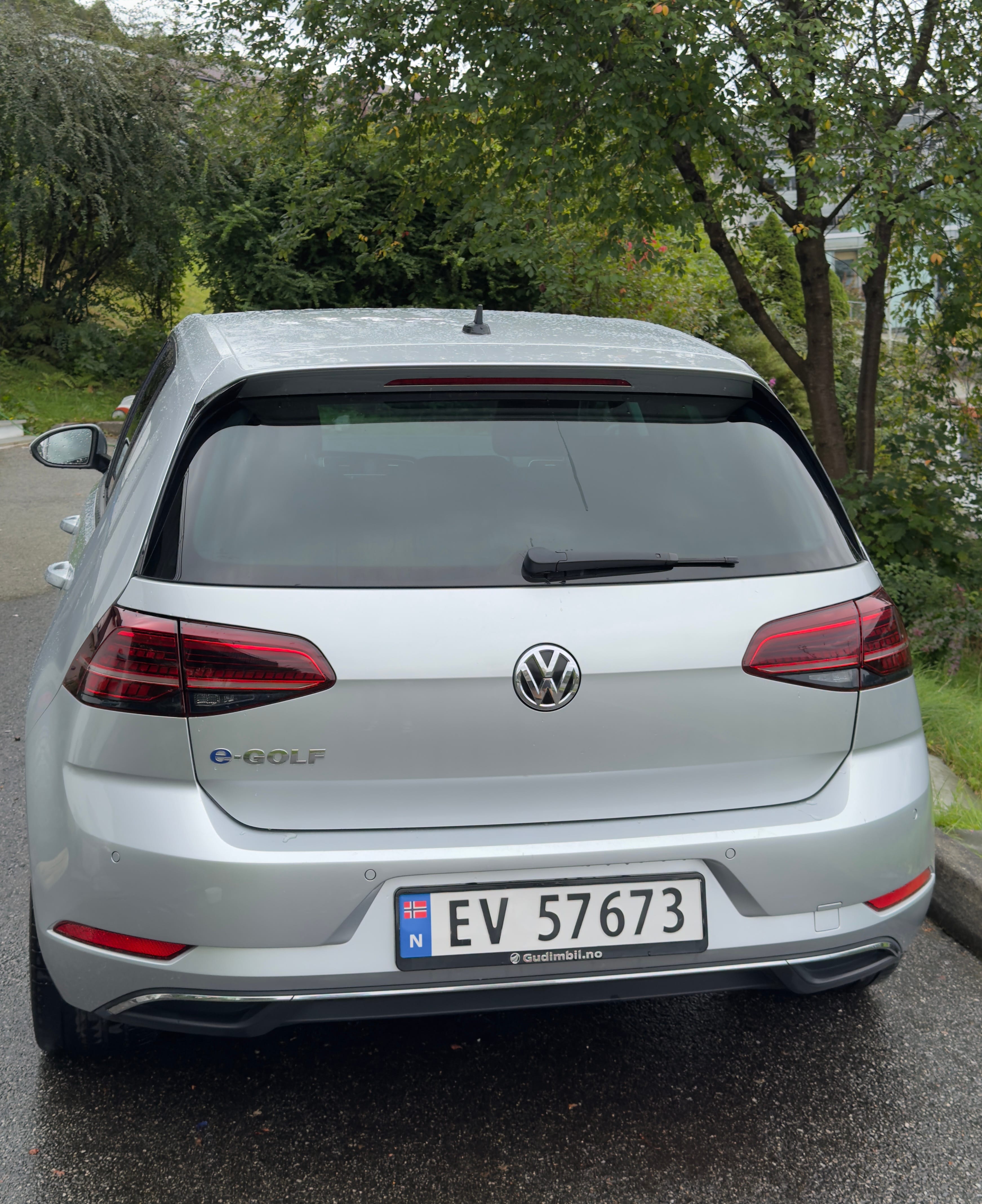 Volkswagen e-Golf med Ryggekamera