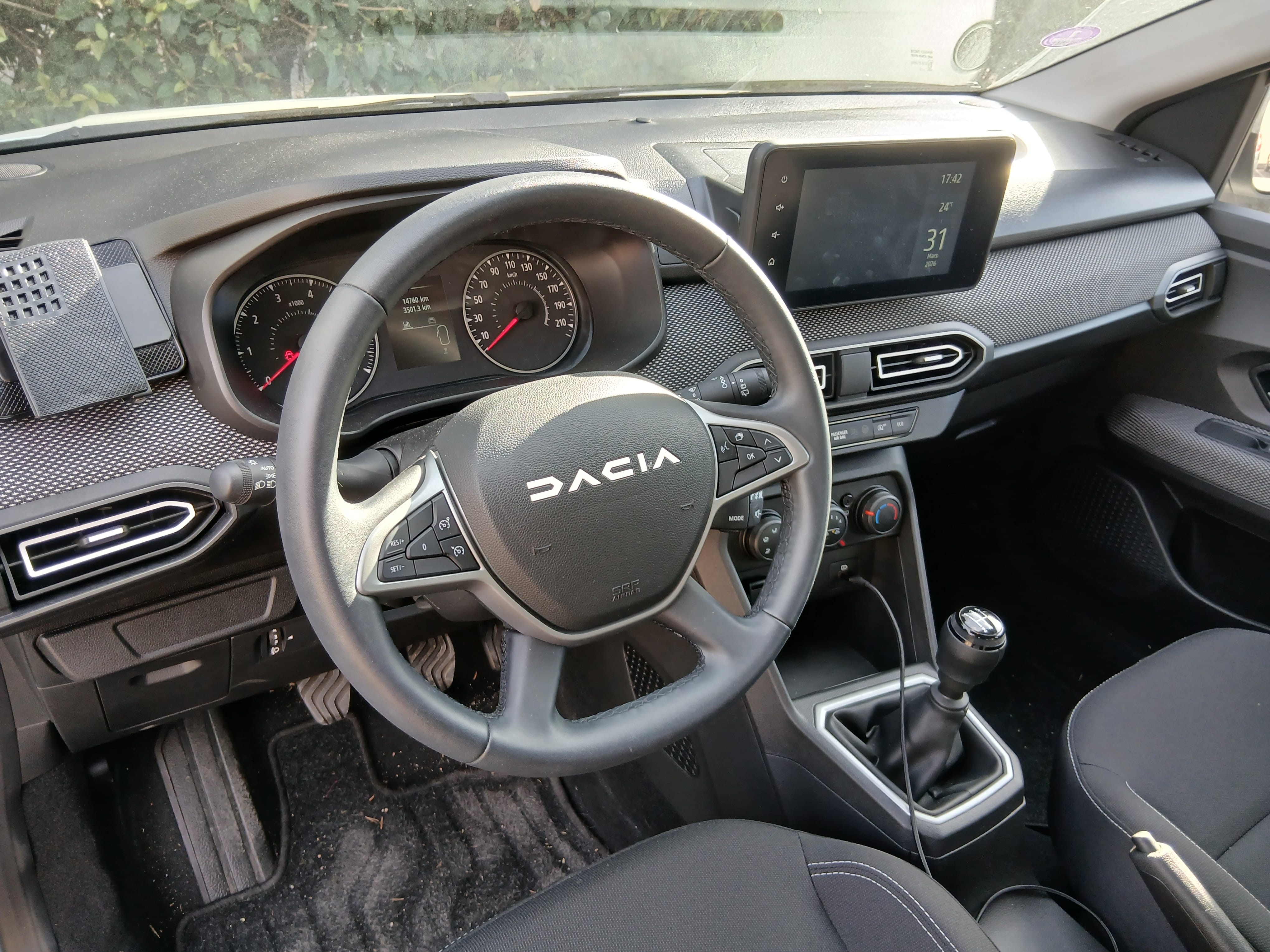 Dacia Sandero with GPS