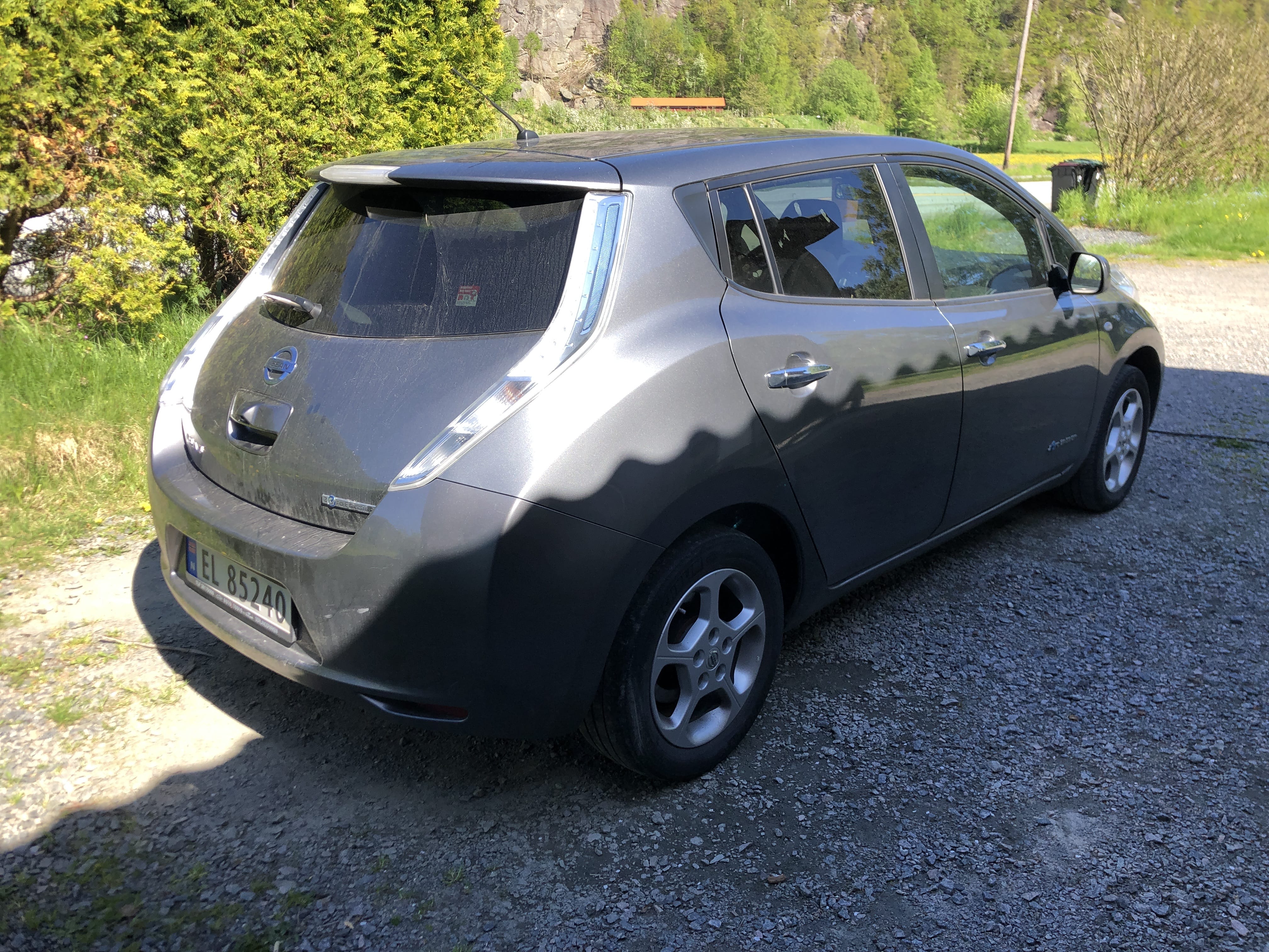 Nissan Leaf med GPS
