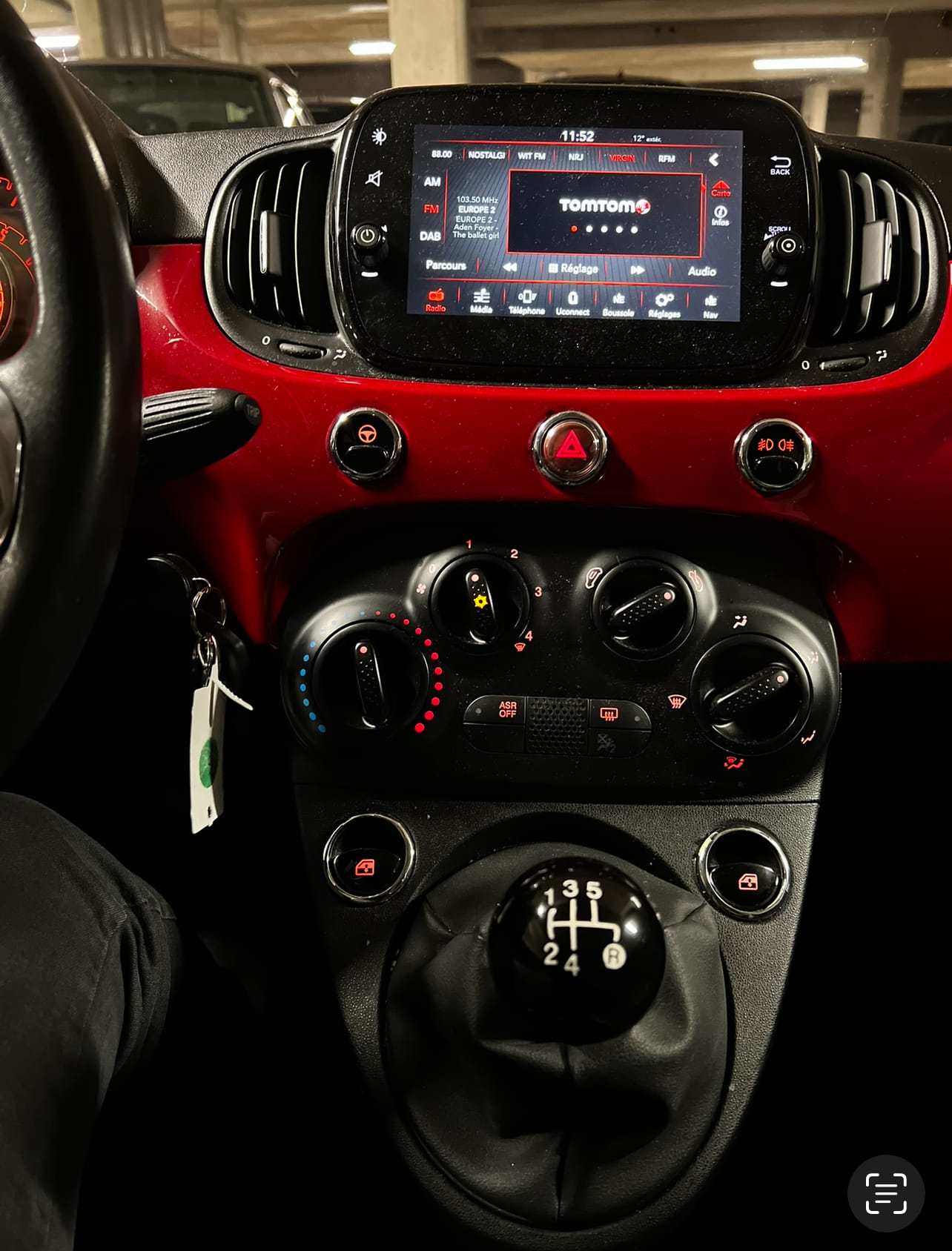Fiat 500 avec Audio Bluetooth