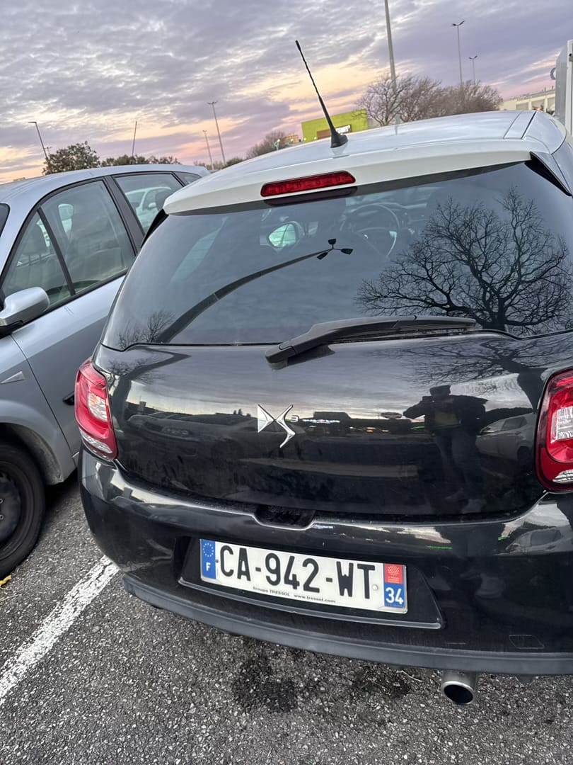 Citroen DS3 avec Siège bébé