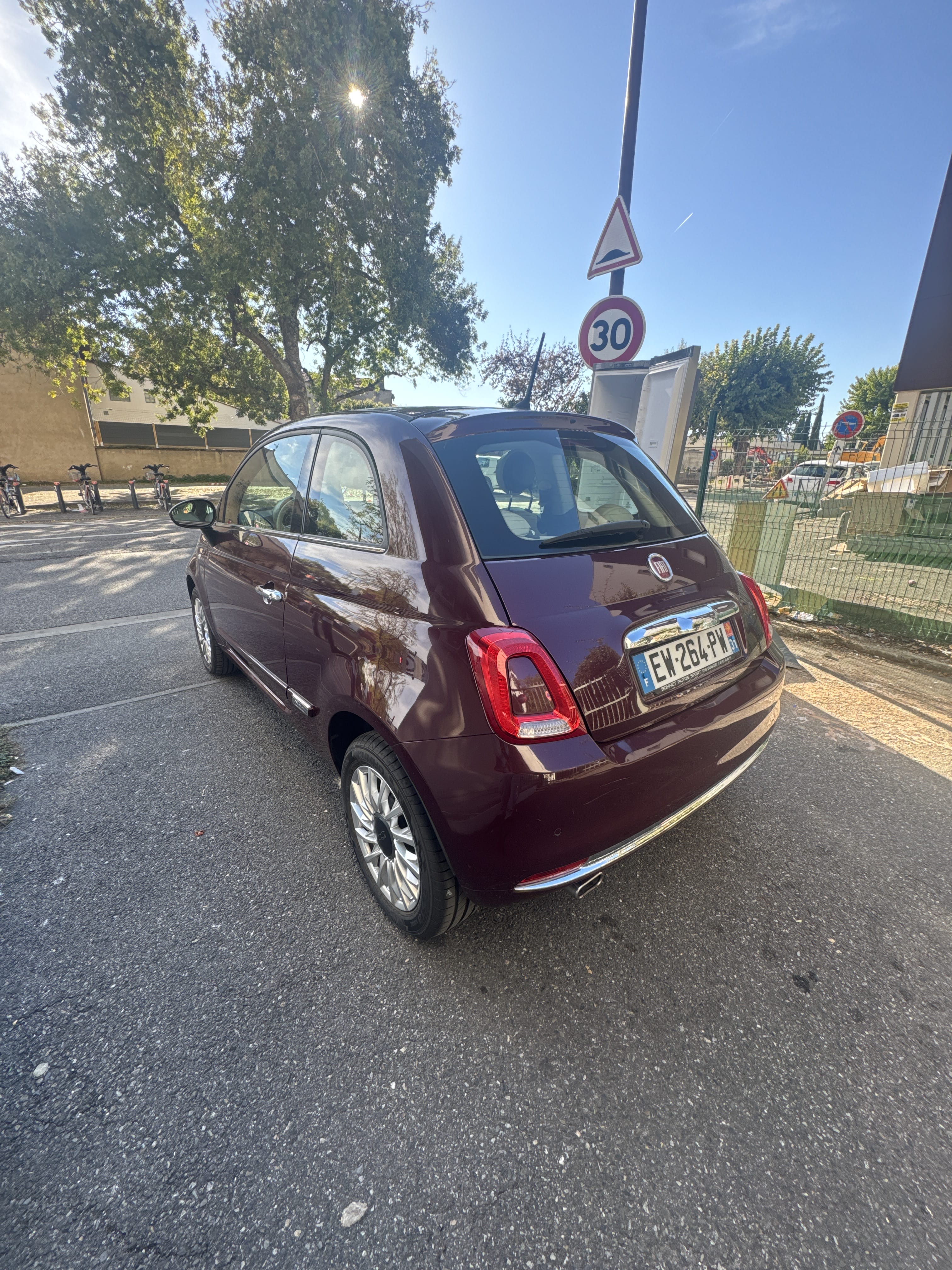 Fiat 500 Lounge avec Régulateur de vitesse