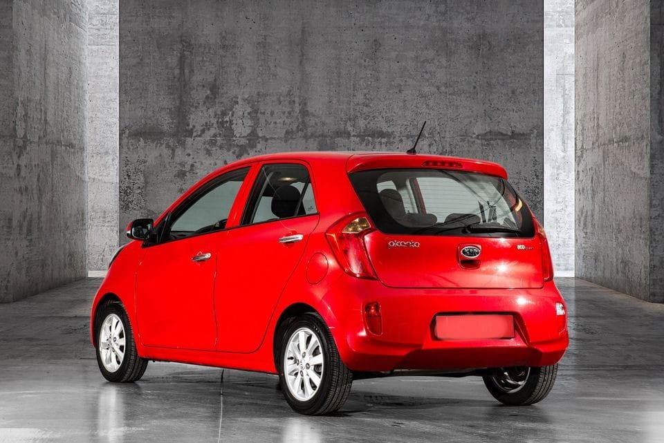 Kia Picanto med Vinterdekk