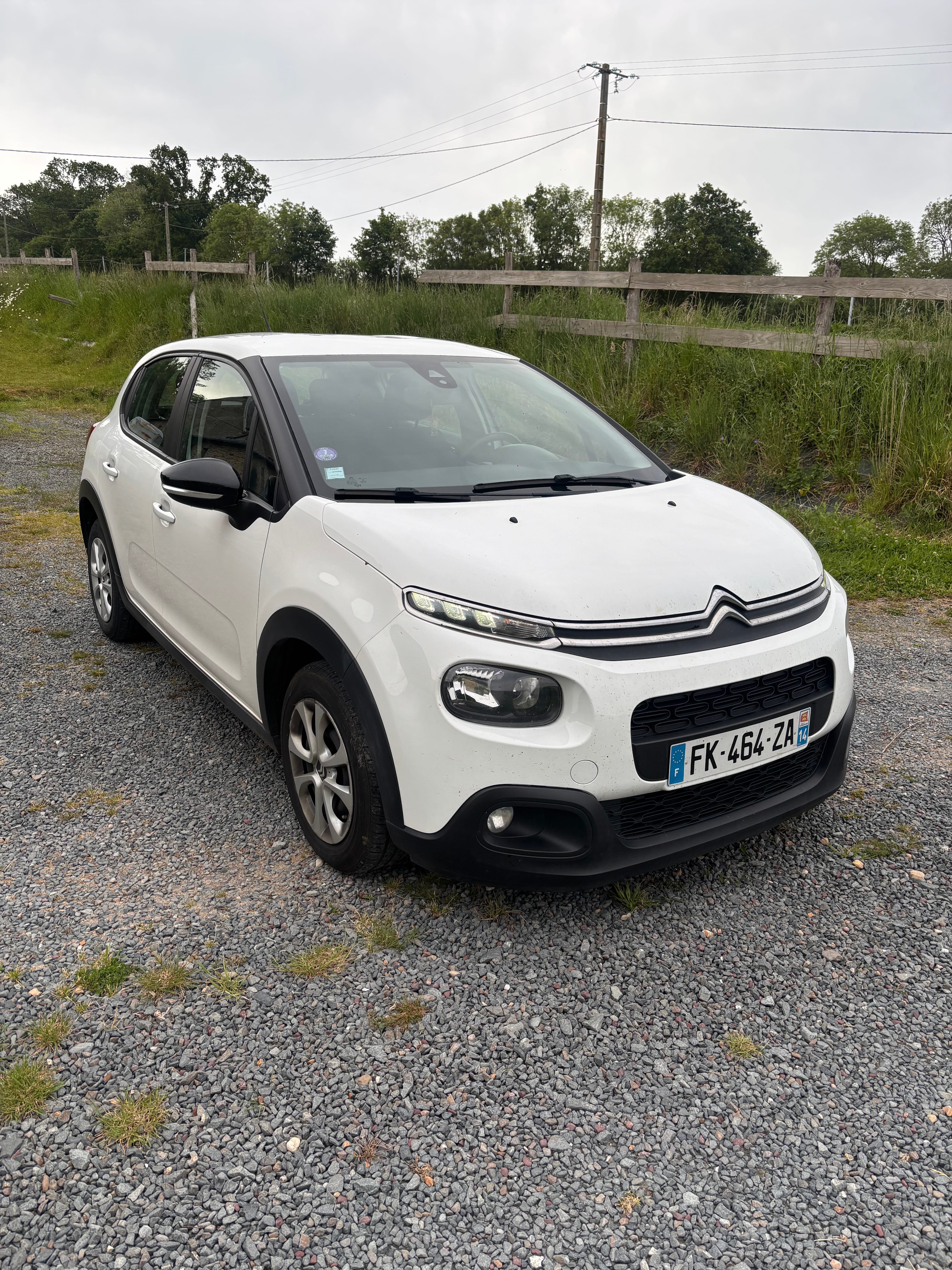 Citroen C3 avec Porte-vélos