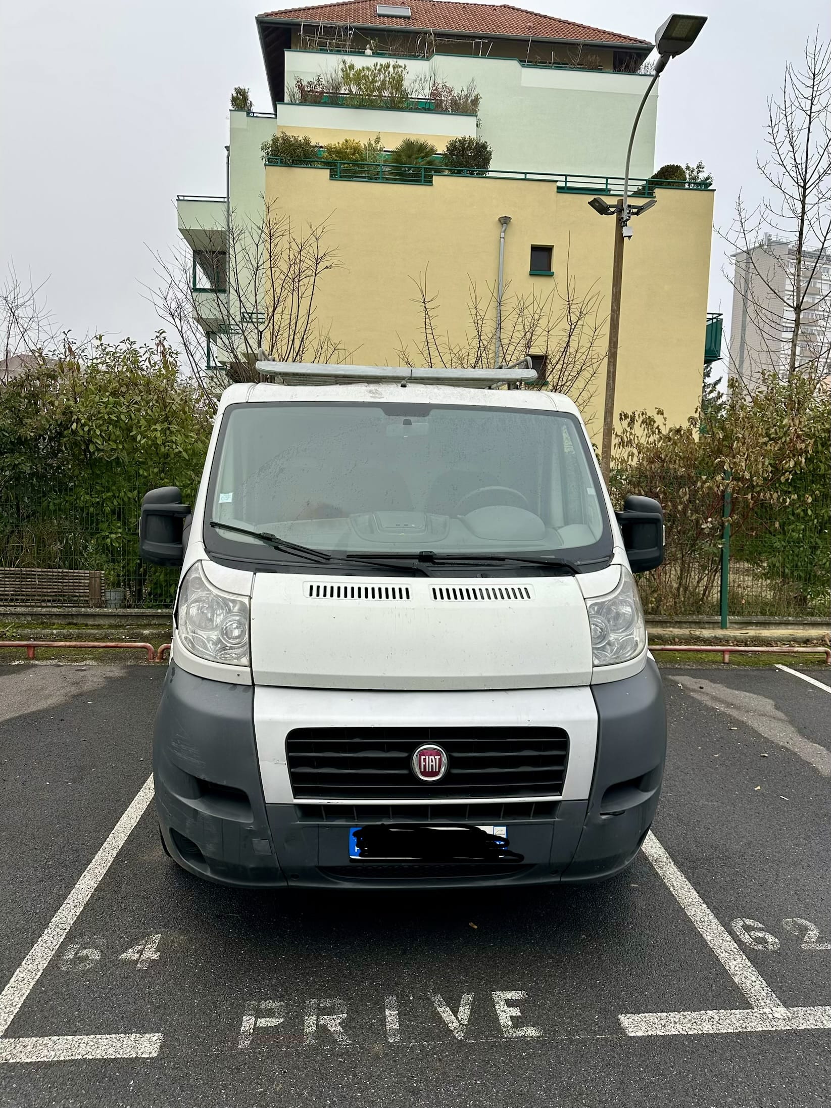 Fiat Ducato avec Porte-skis