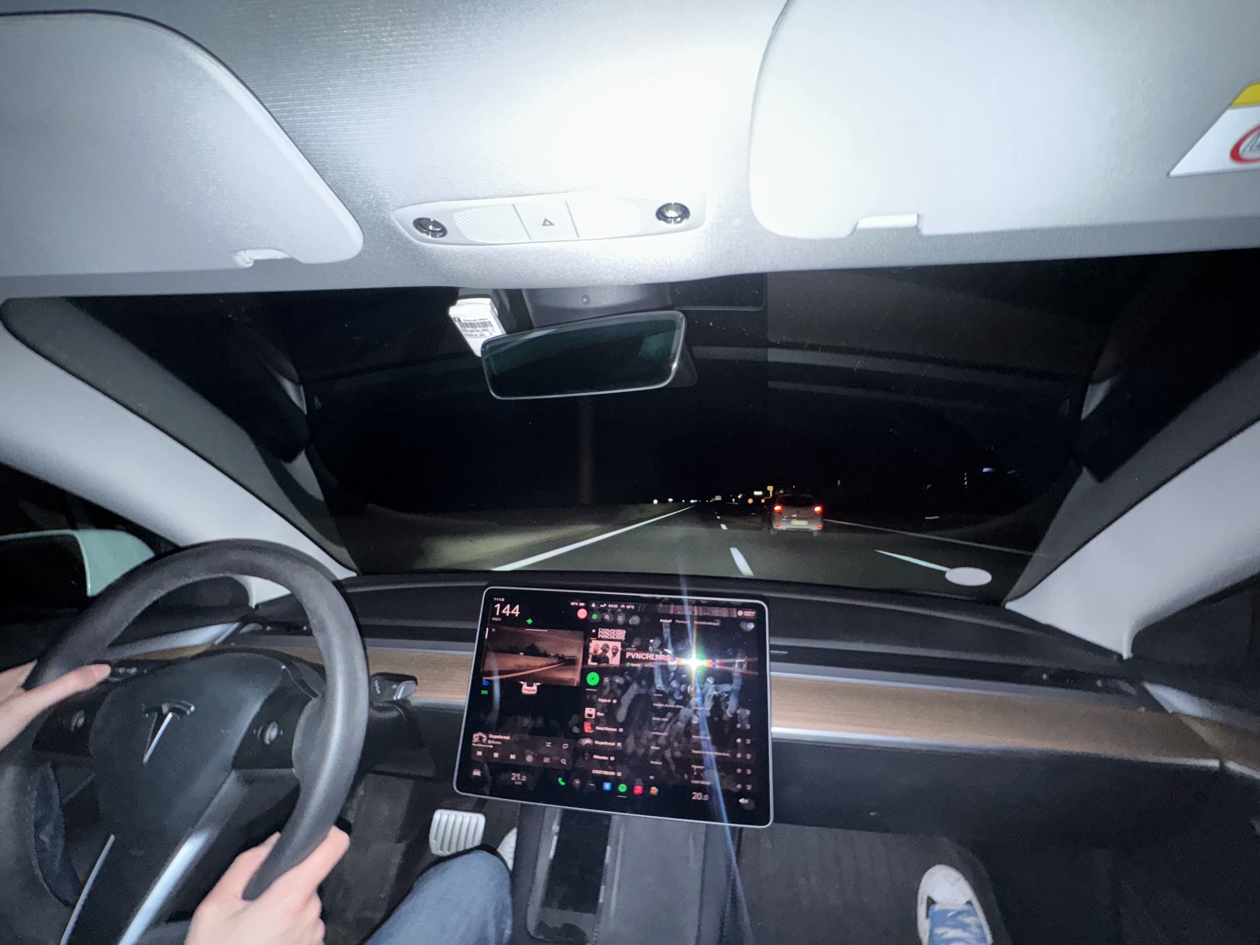 Tesla Model 3 Performance avec Caméra de recul