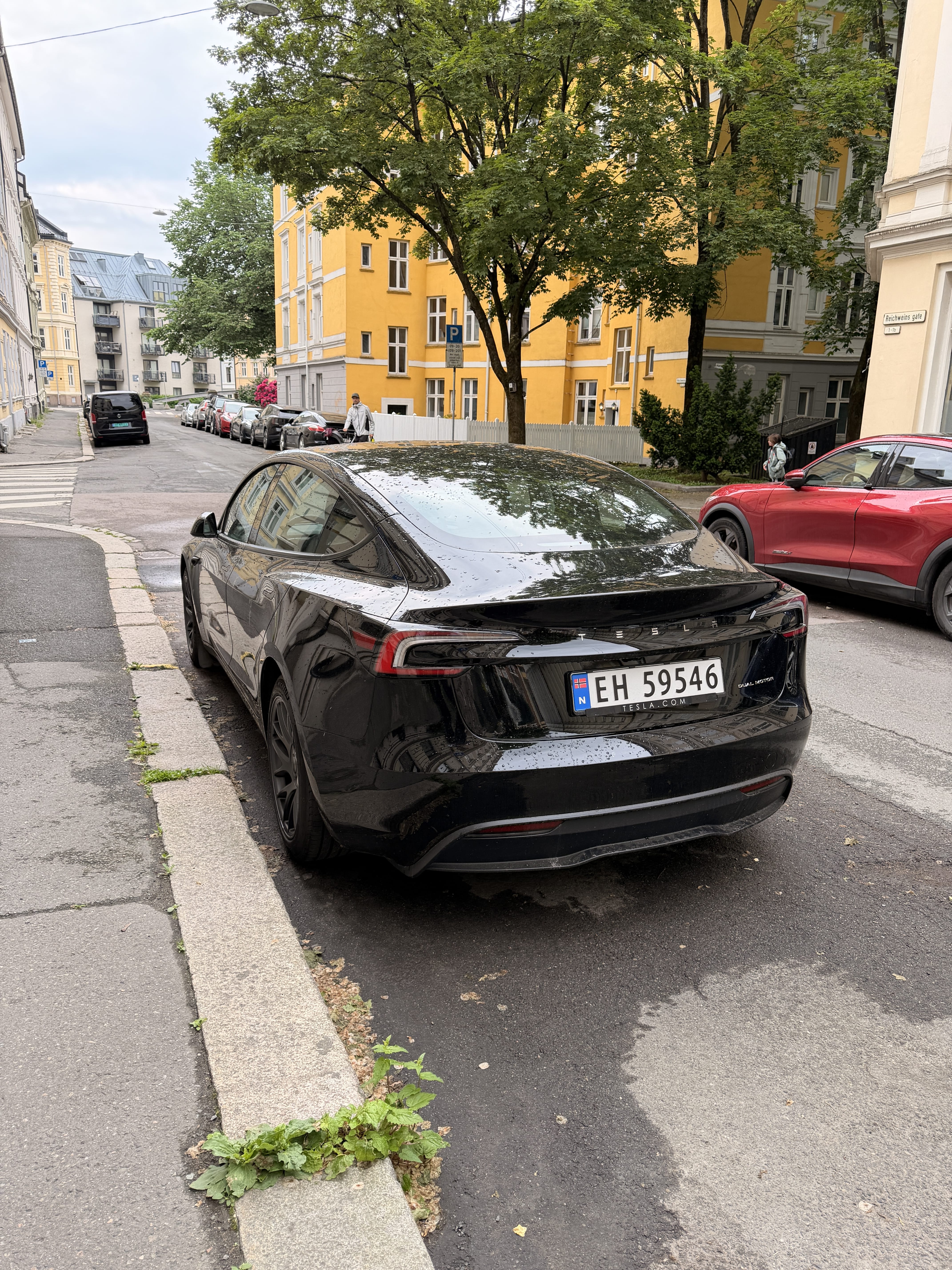 Tesla Model 3 Long Range med Ryggekamera