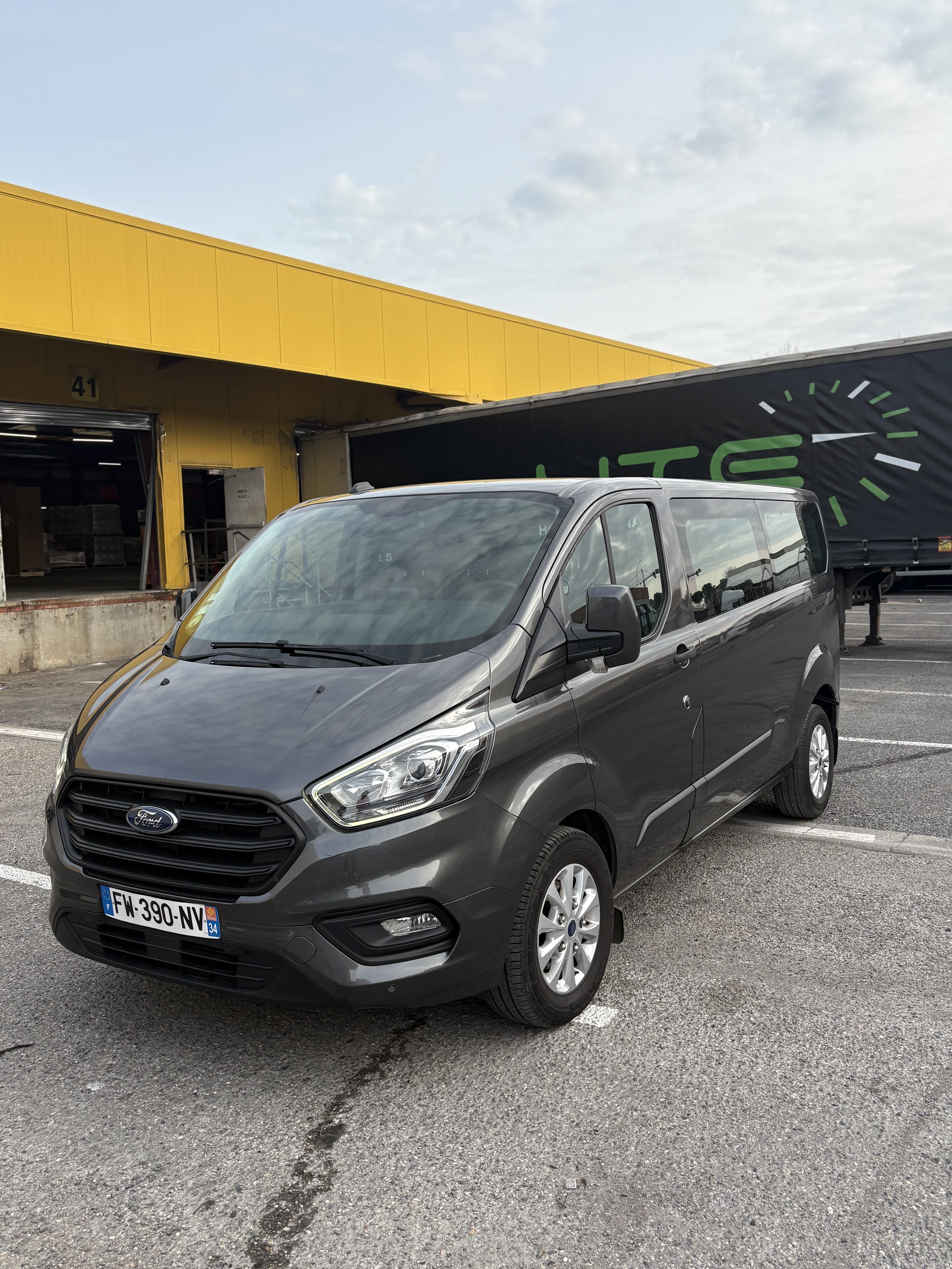 Ford Transit Custom Kombi, 2021, Diesel, automatique, 9 places et plus