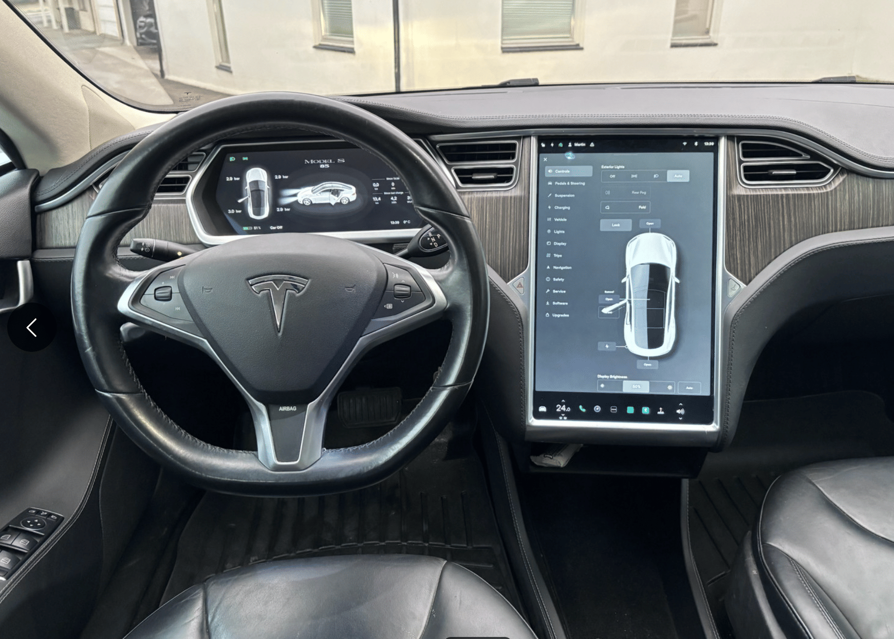 Tesla Model S 85  Gratis Superlading med Cruisekontroll