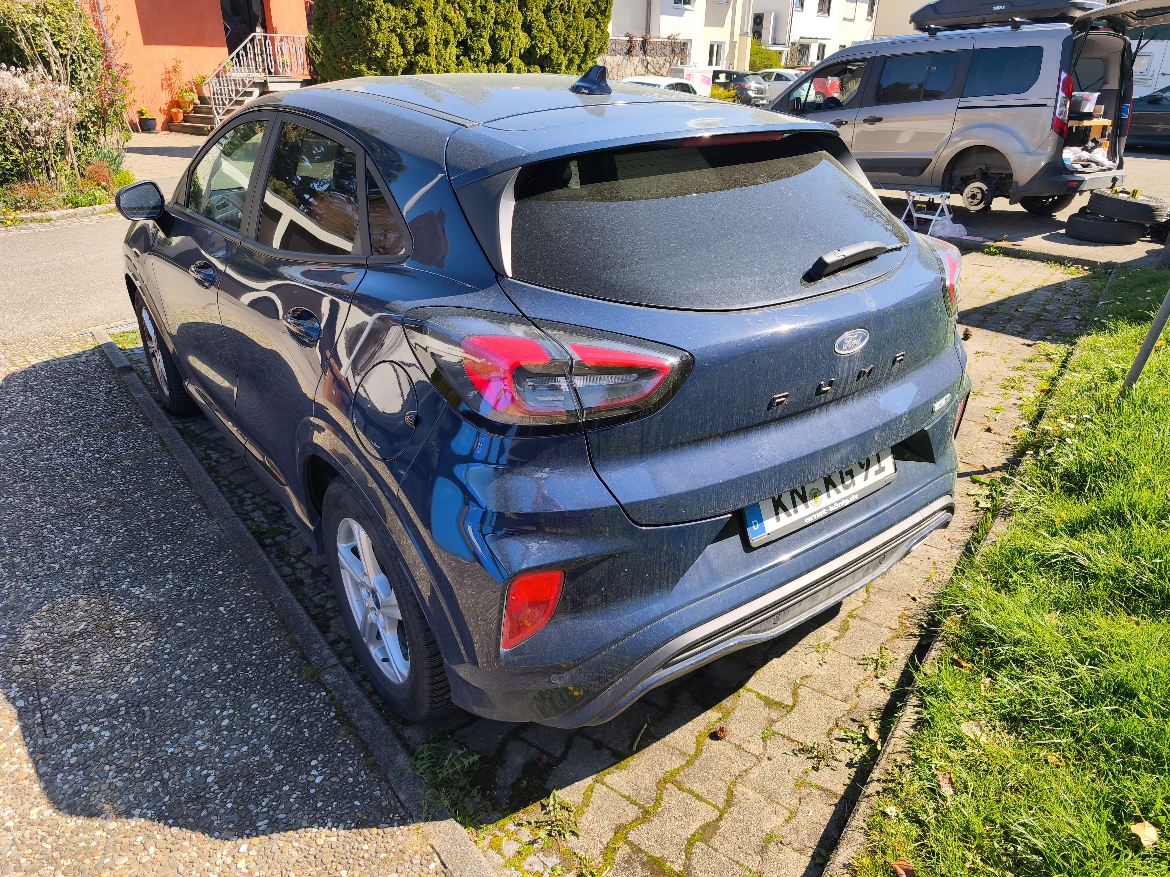 Ford Puma mit Navigationsgerät