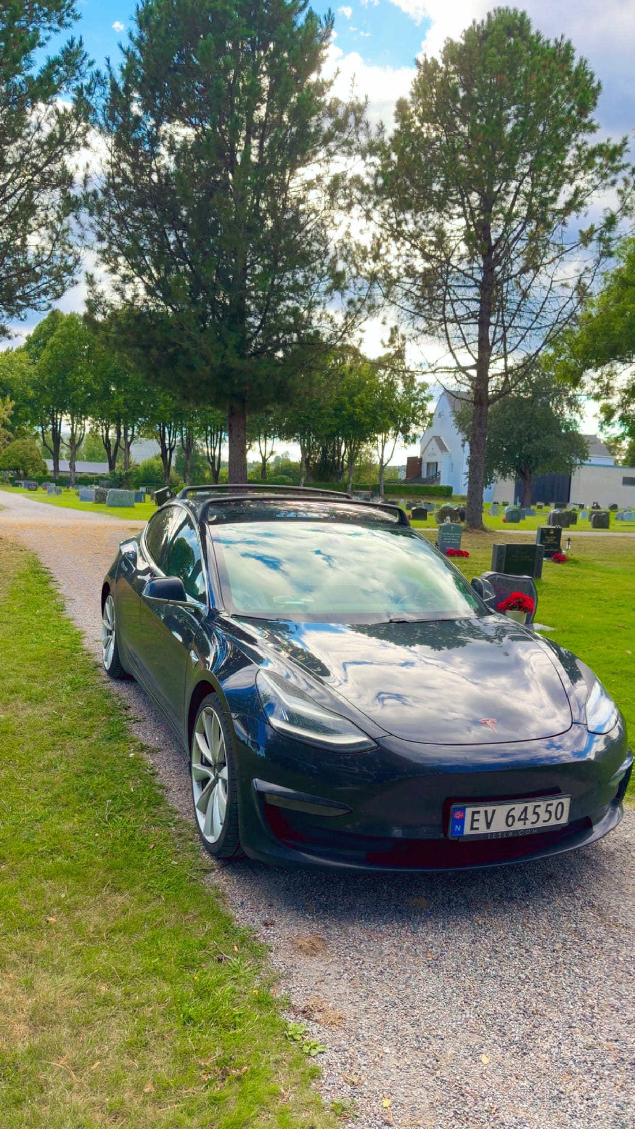 Tesla Model 3 Performance med Ryggekamera