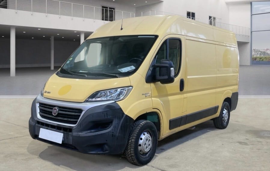Fiat Ducato avec 2 Diables, Sangles et Chariot plateforme, 2019, Diesel