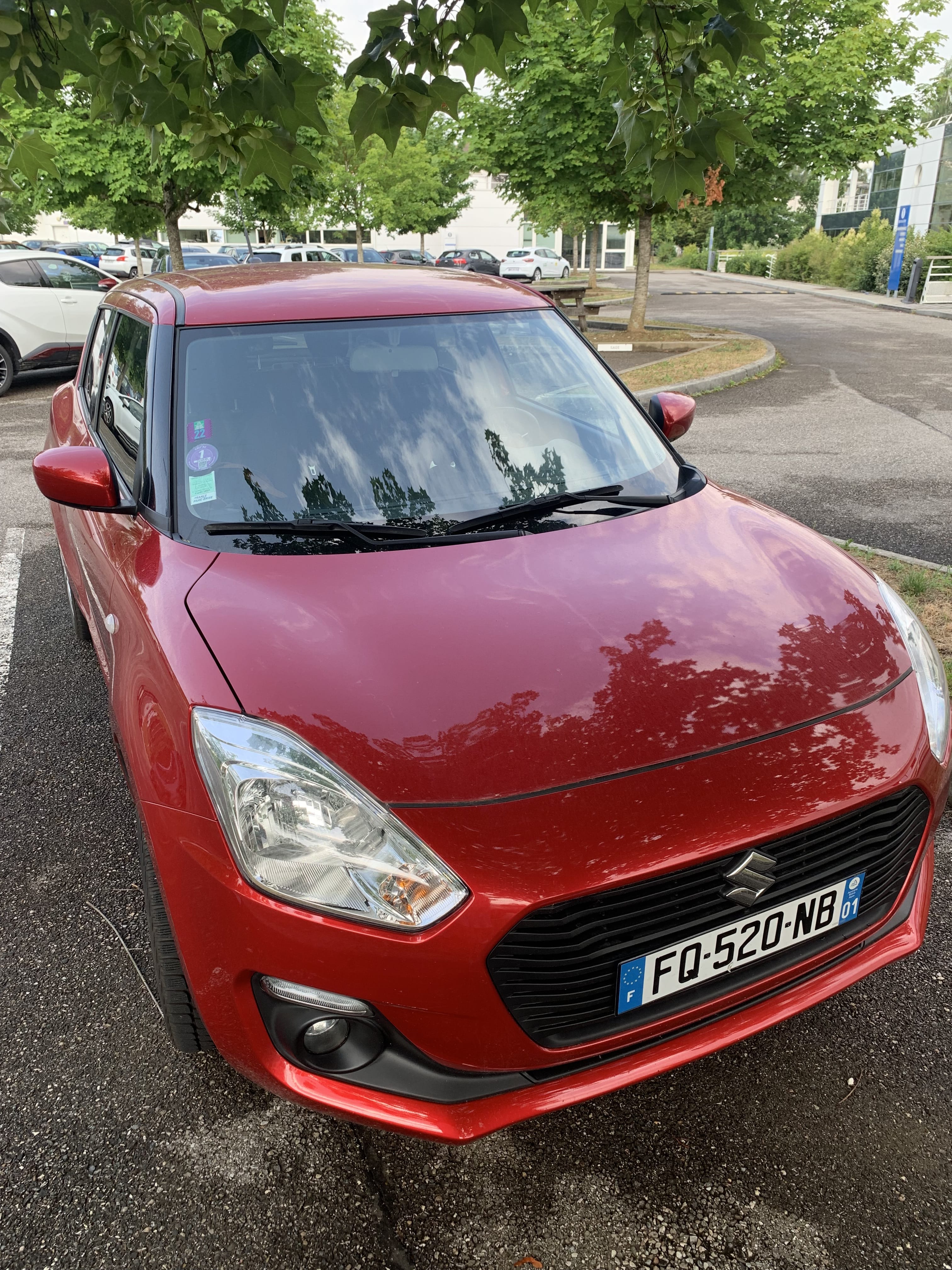 Suzuki Swift avec Pneus neige