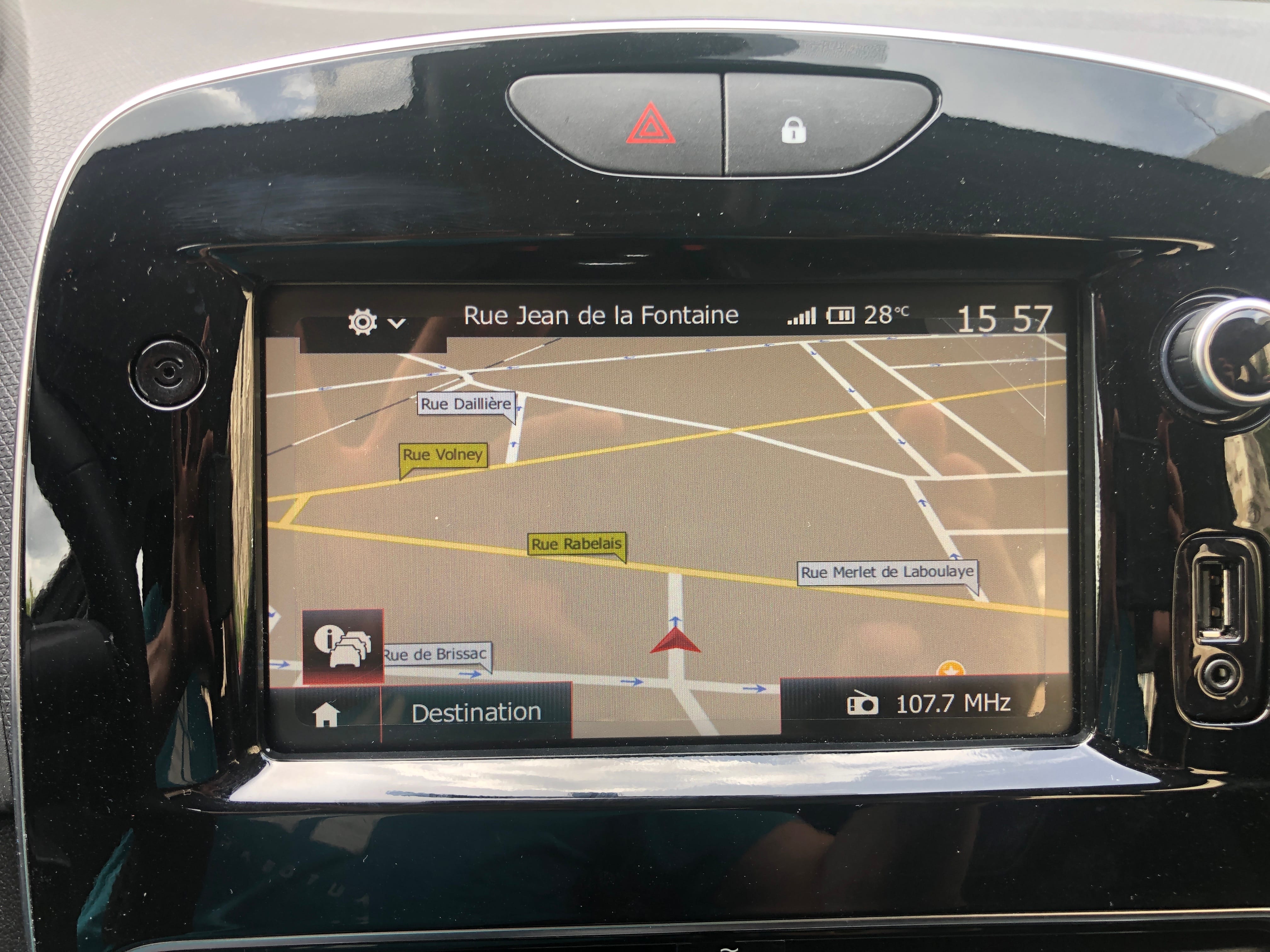 Renault Clio avec Audio Bluetooth