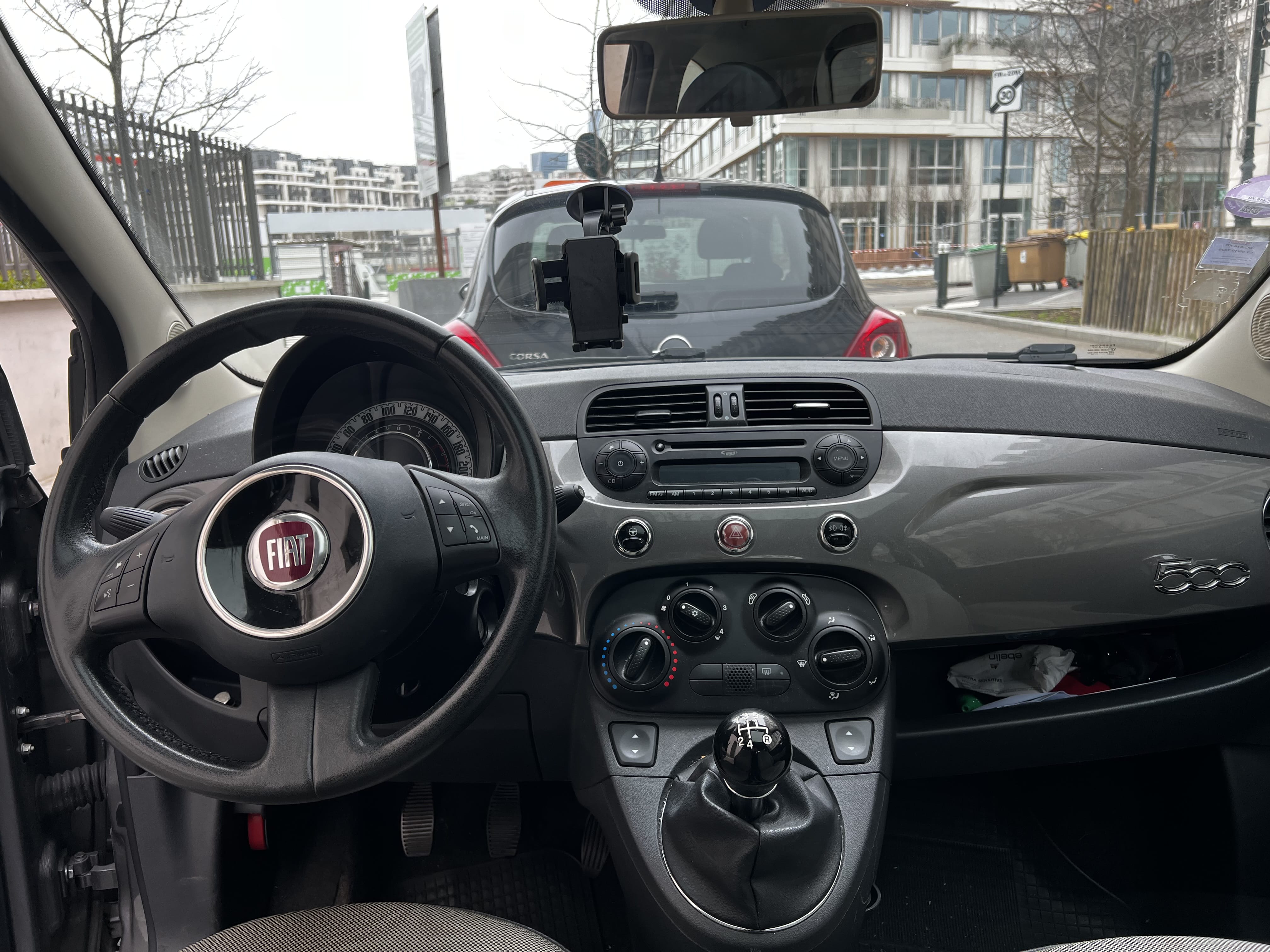Fiat 500 avec Entrée audio / iPod