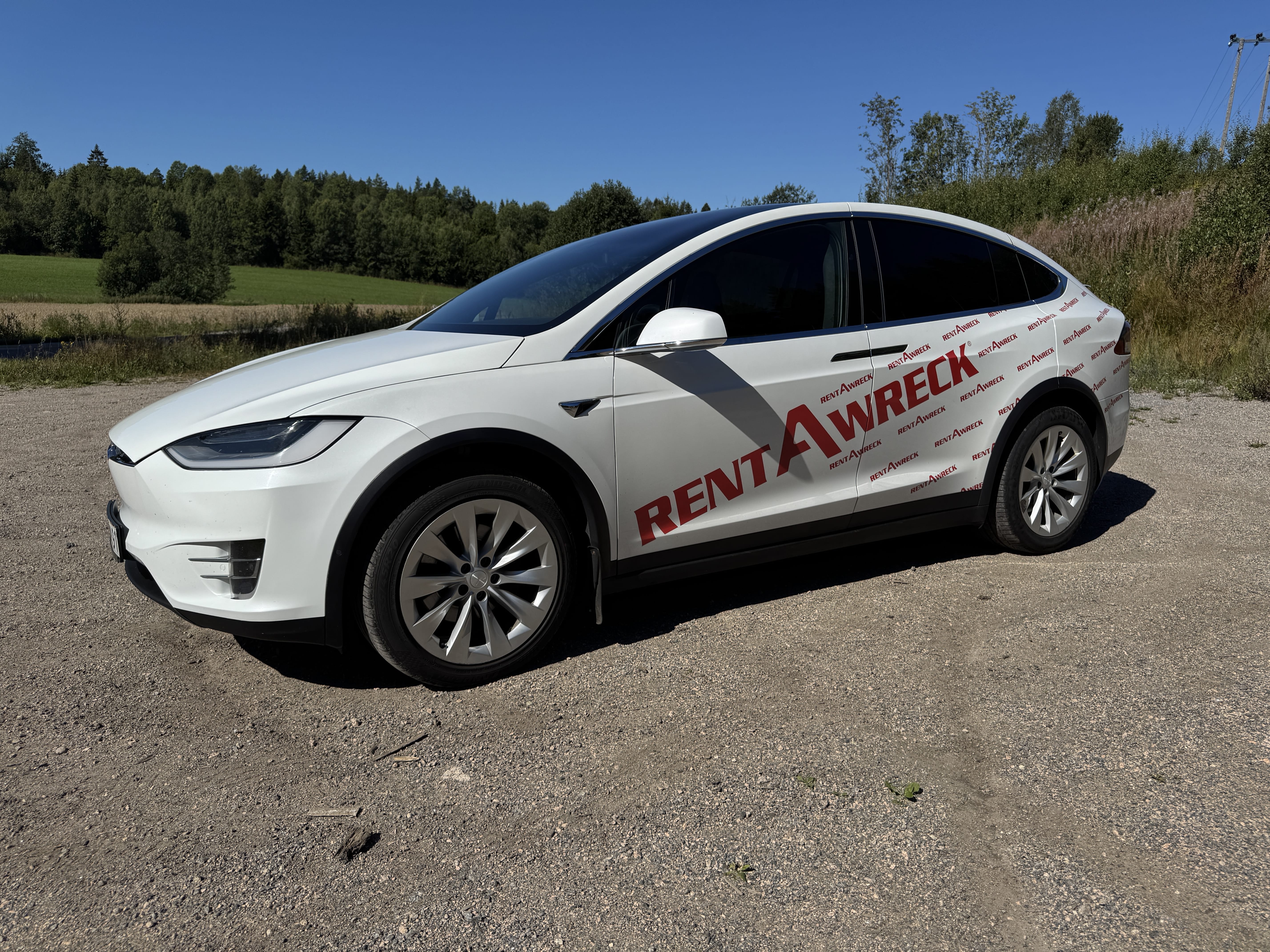 Tesla Model X med Aircondition