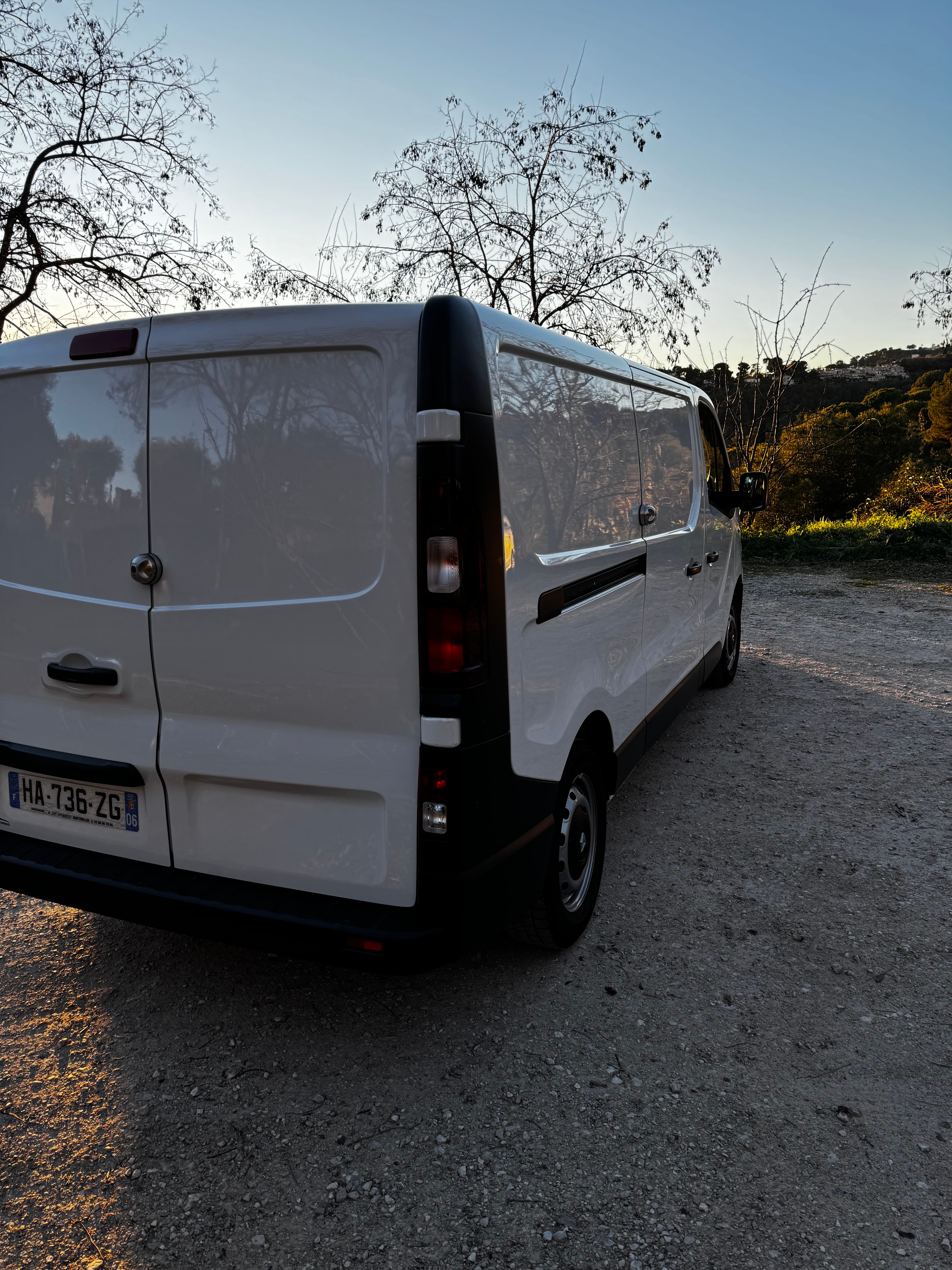 Renault Trafic mit Navigationsgerät