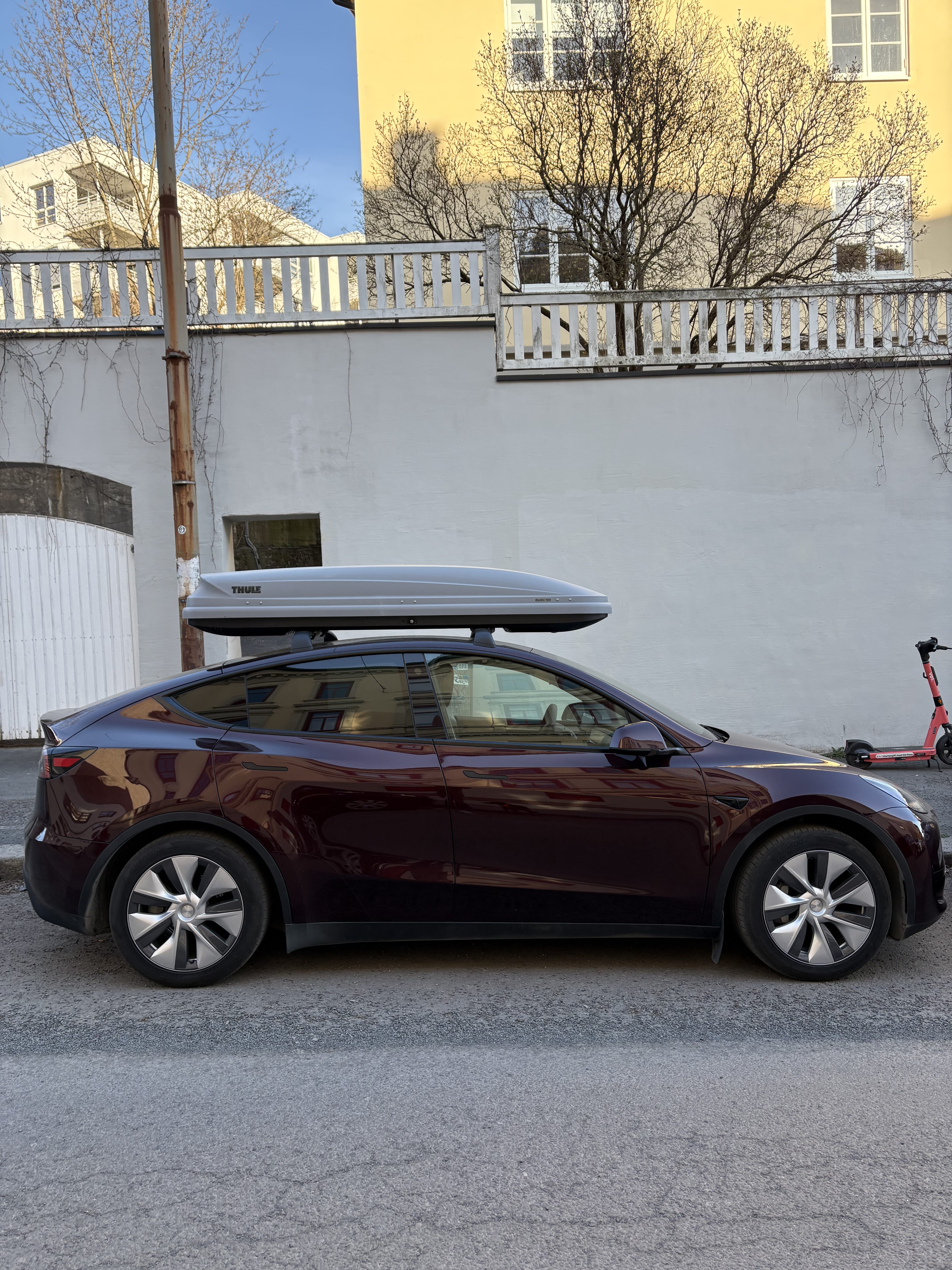 Tesla Model Y with Air conditioning