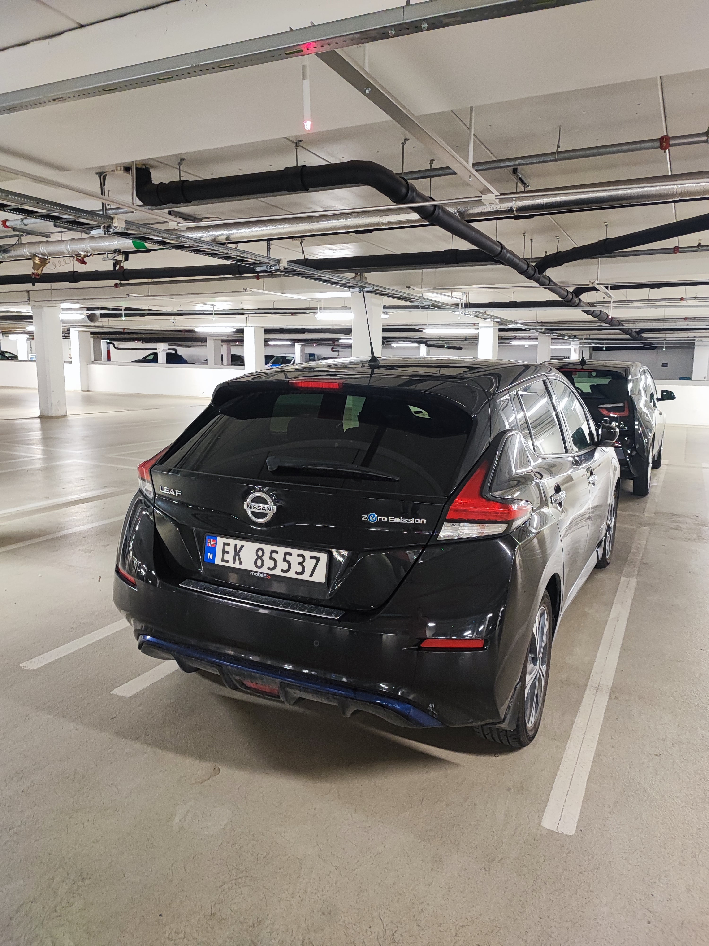 Nissan Leaf med GPS