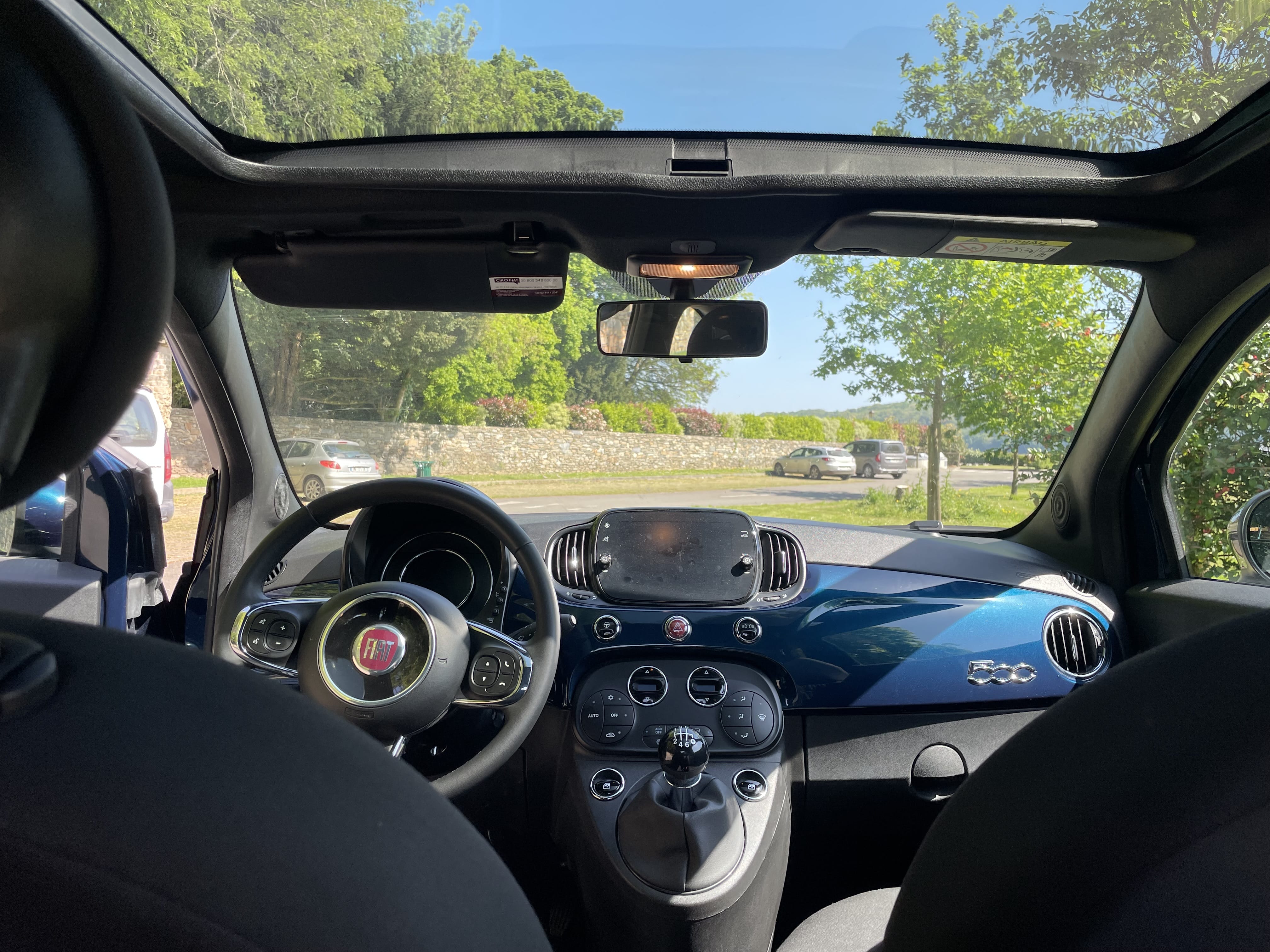 Fiat 500 avec Régulateur de vitesse