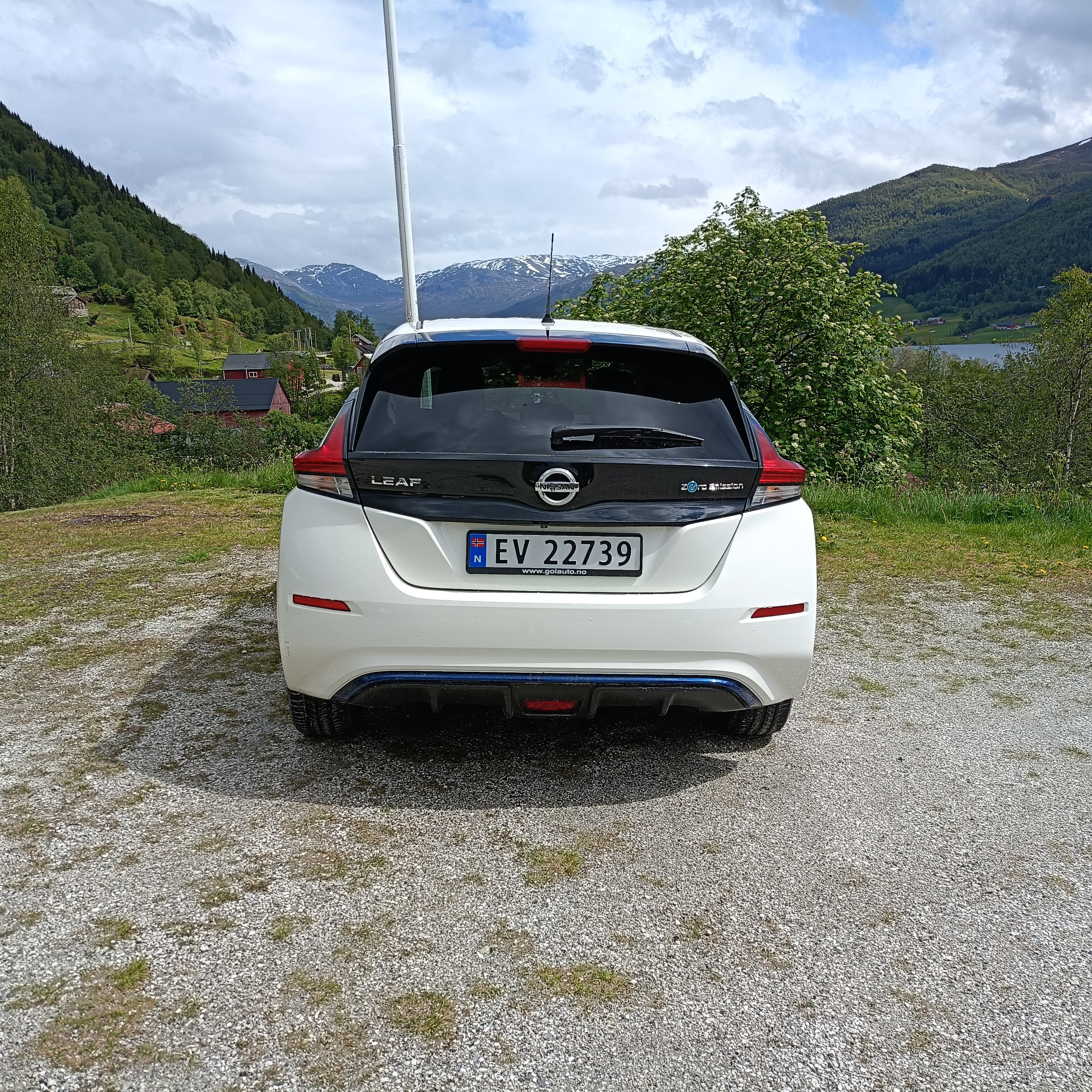 Nissan Leaf med Ryggekamera