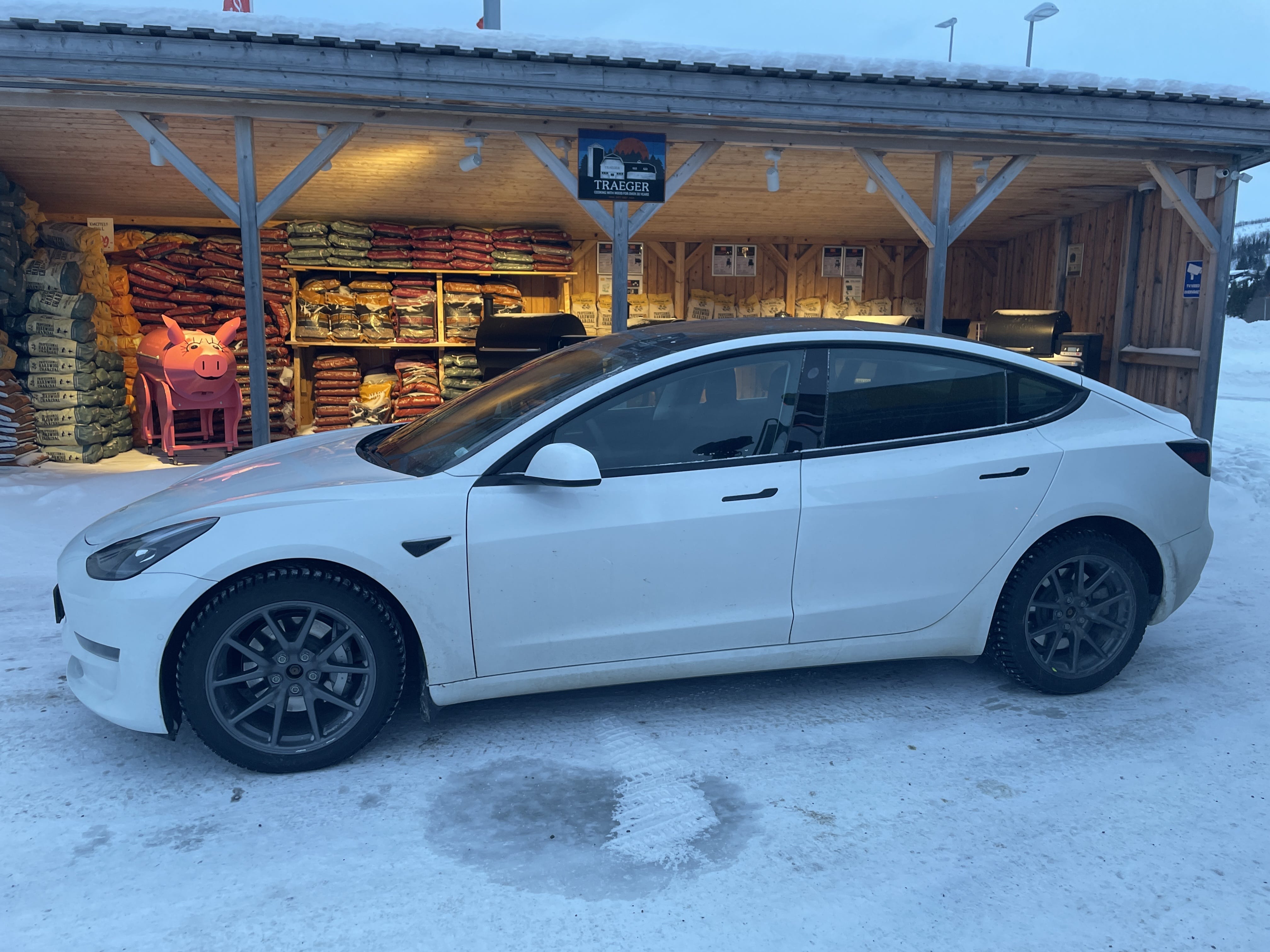 Tesla Model 3 met Airco