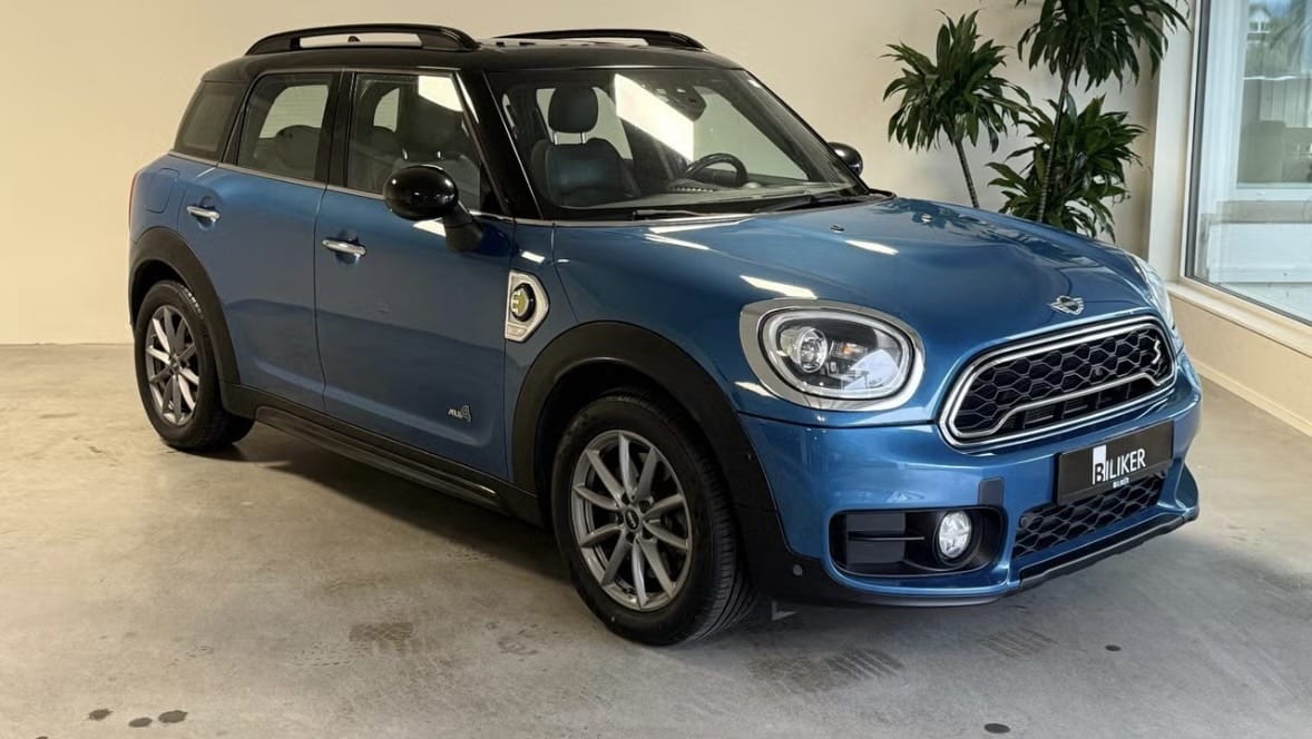 Mini Countryman Cooper SE, 2018, Blyfri 95 / Elektrisk (hybrid), automatisk