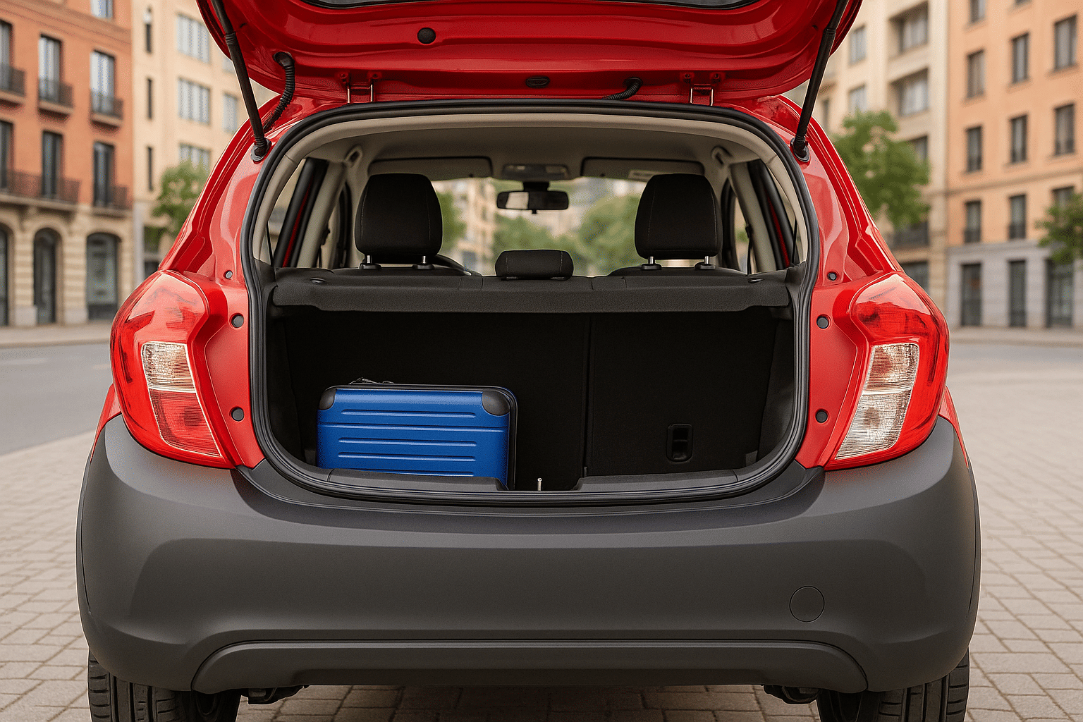 Opel Karl con Silla infantil