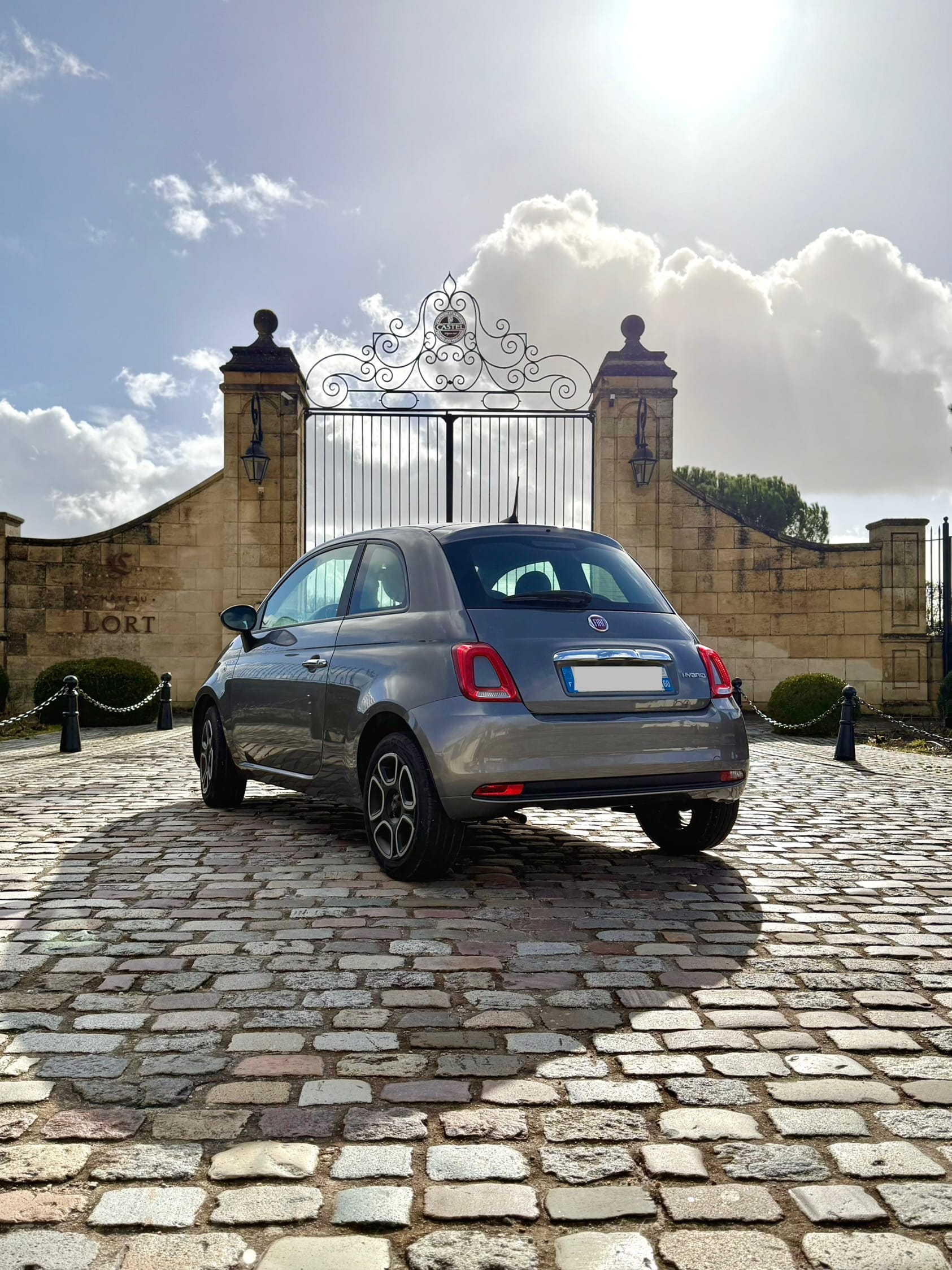 Fiat 500 met GPS