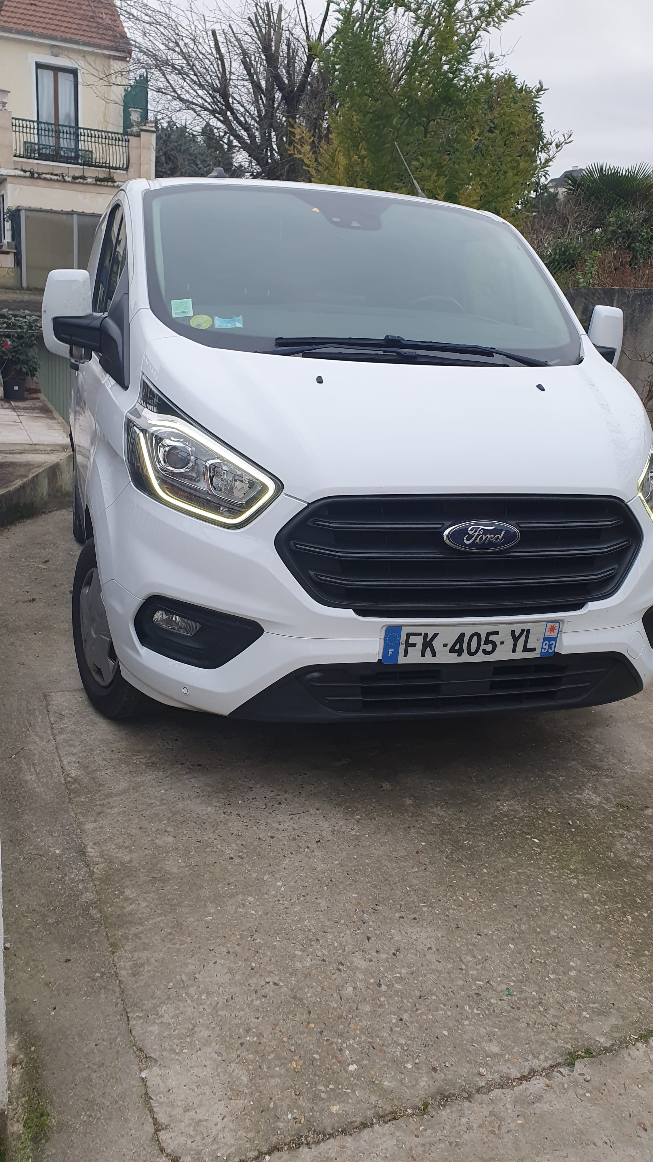 Ford Transit Fourgon hybride custom 2l, 2019, Diesel
