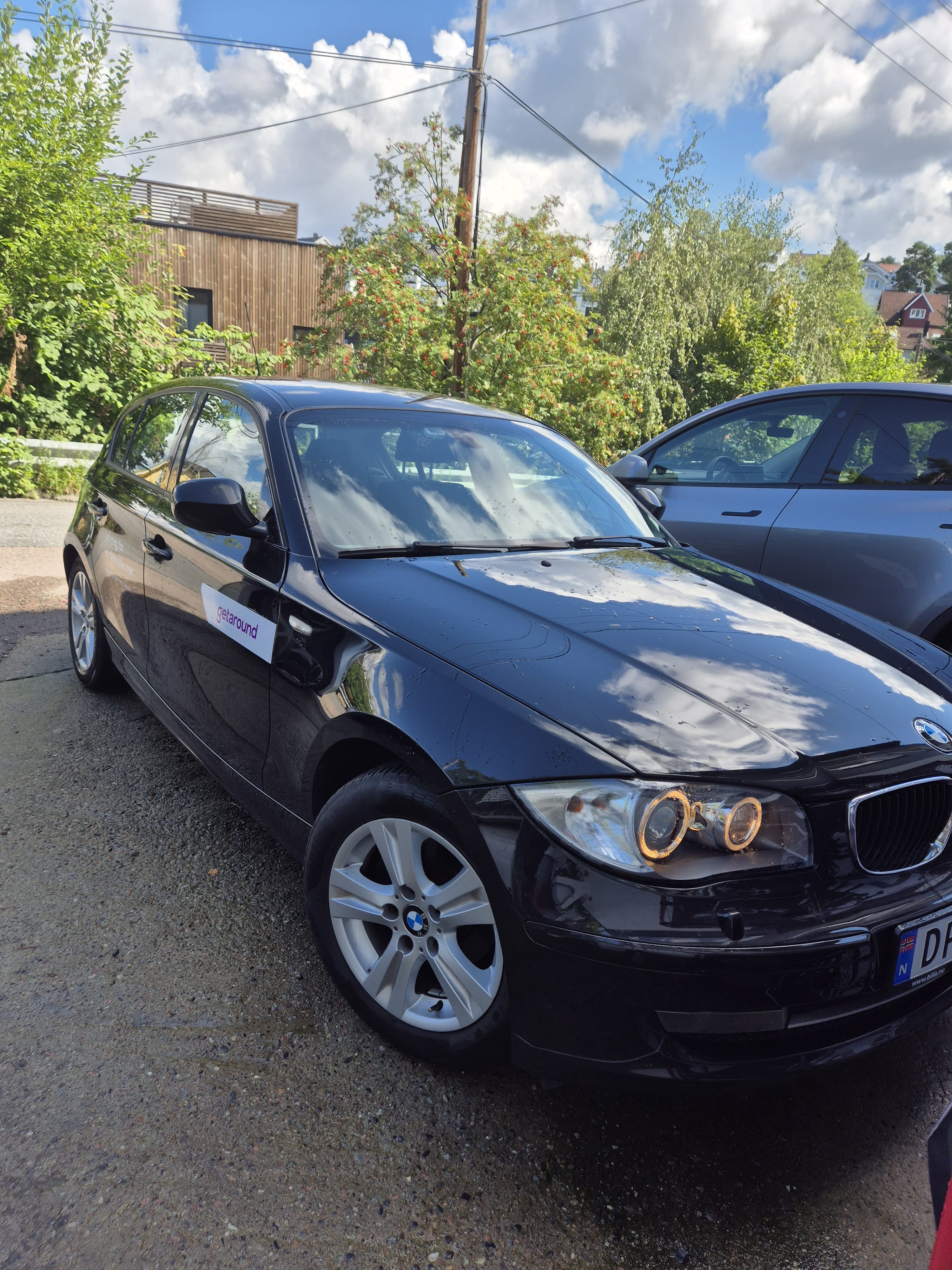 BMW 1-Serie Touring with Snow tires