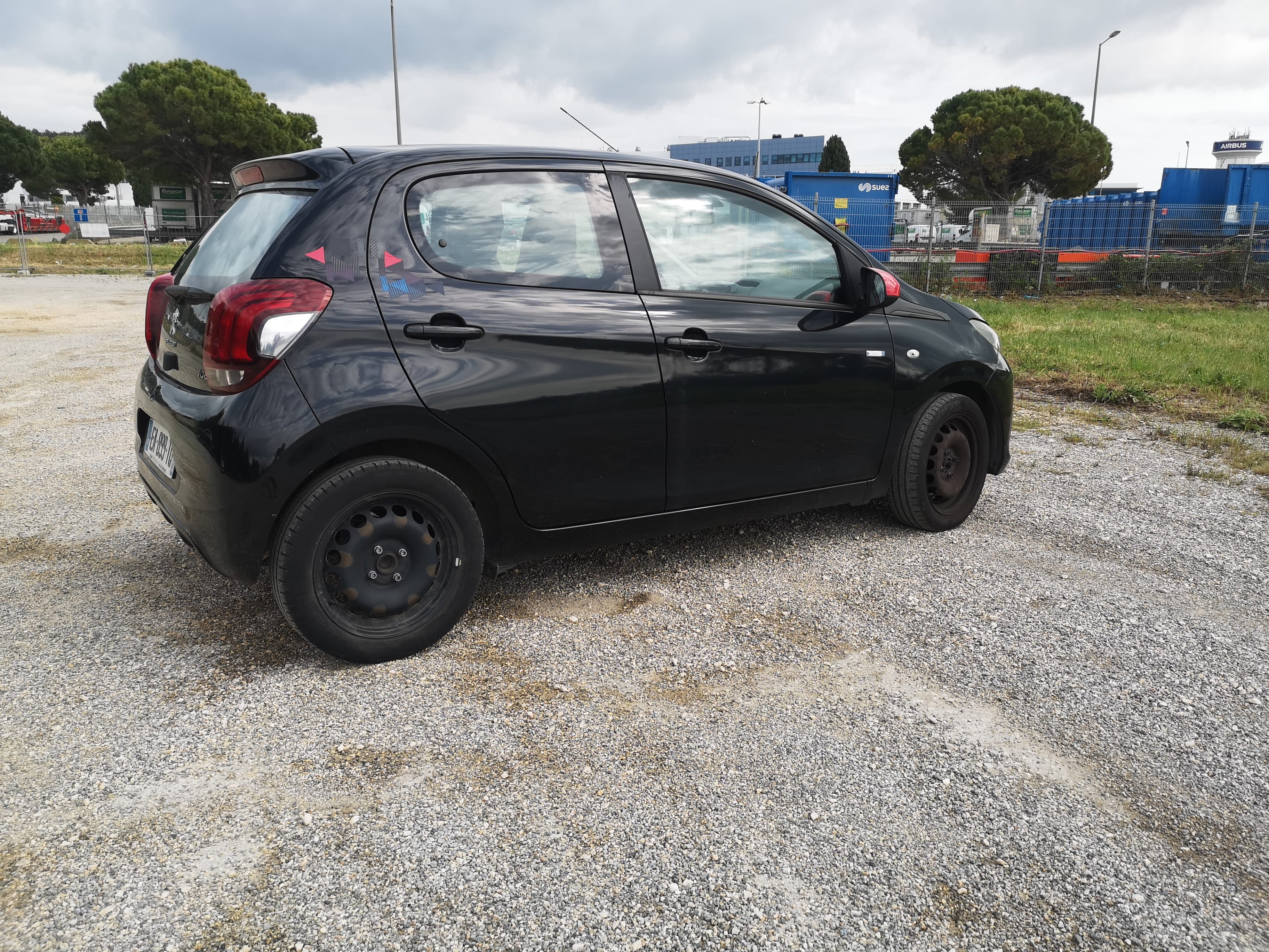 Peugeot 108 with Baby seat