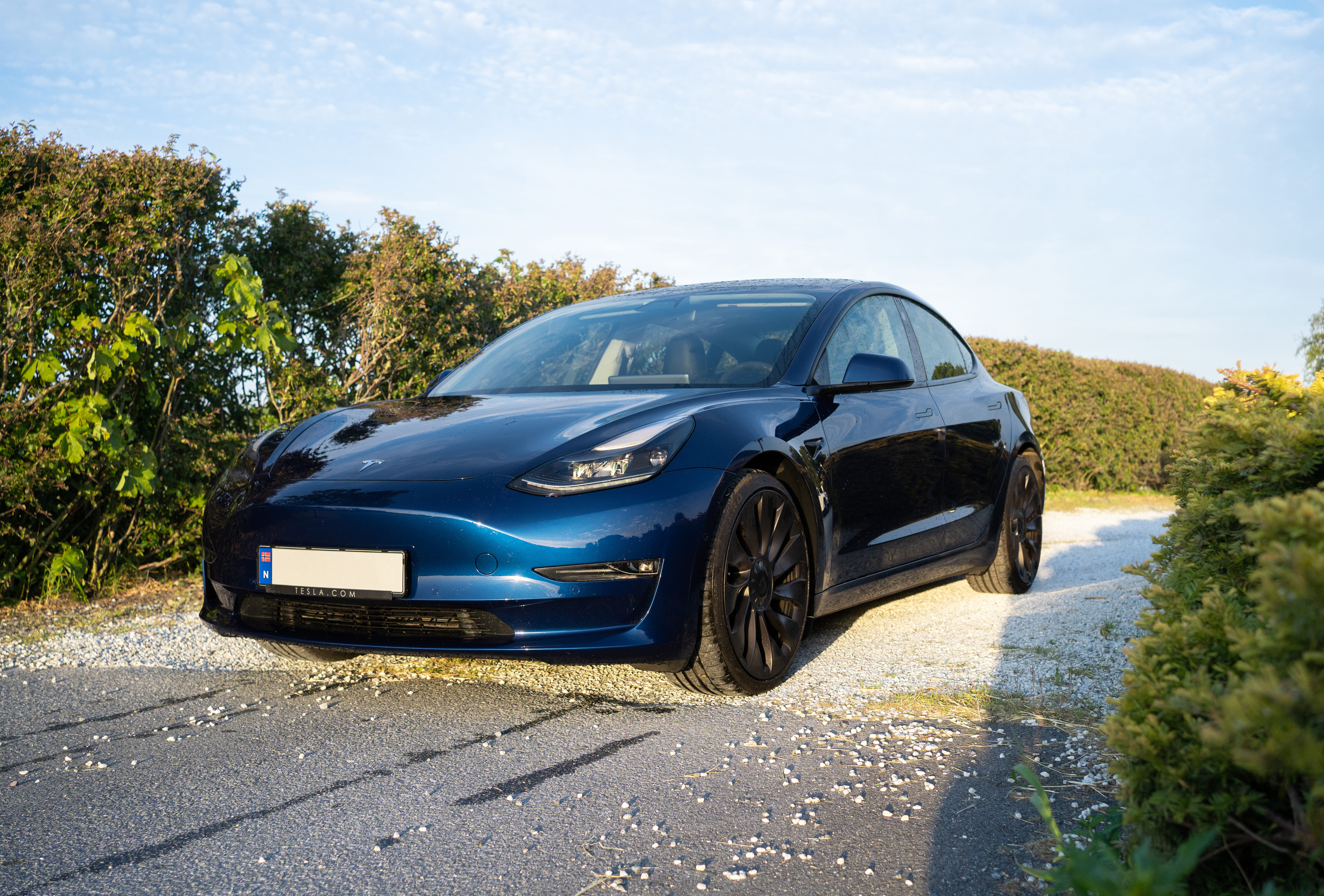 Tesla Model 3 with Air conditioning