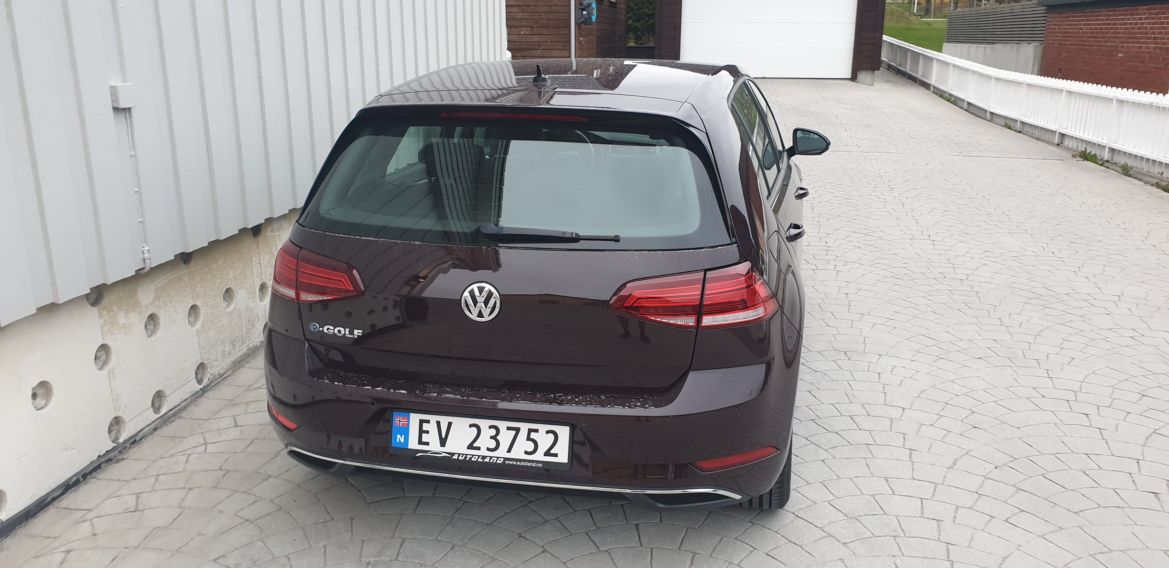 Volkswagen e-Golf med GPS