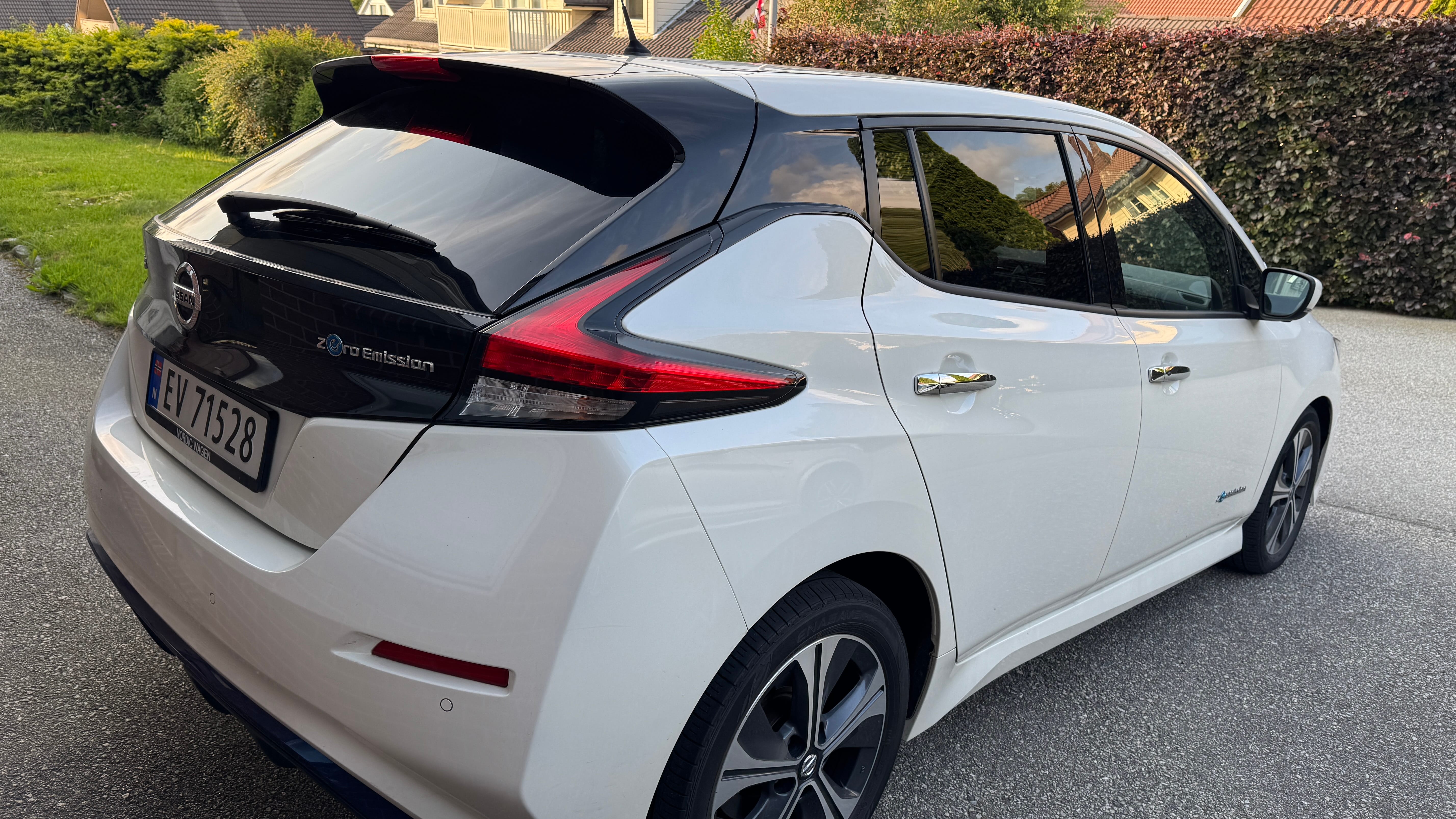 Nissan Leaf med Ryggekamera