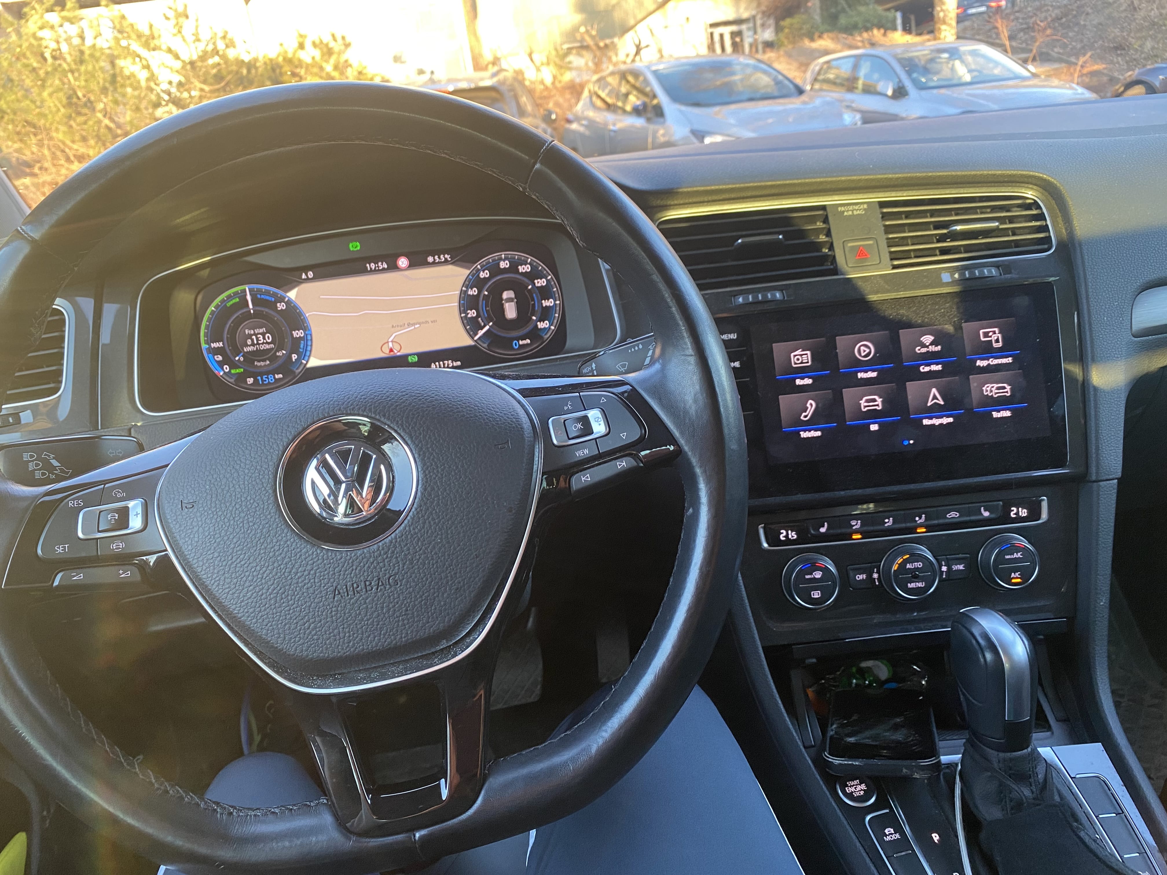 Volkswagen e-Golf med Cruisekontroll