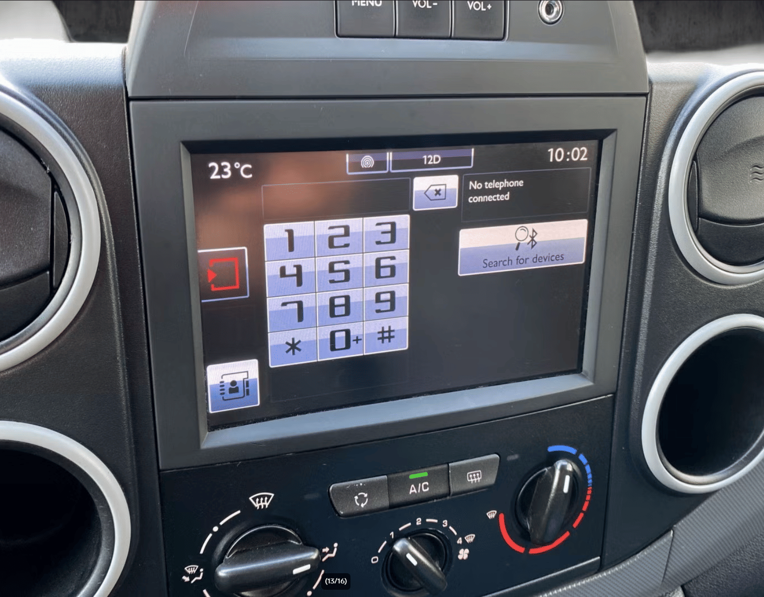 Citroen Berlingo med Lydinngang