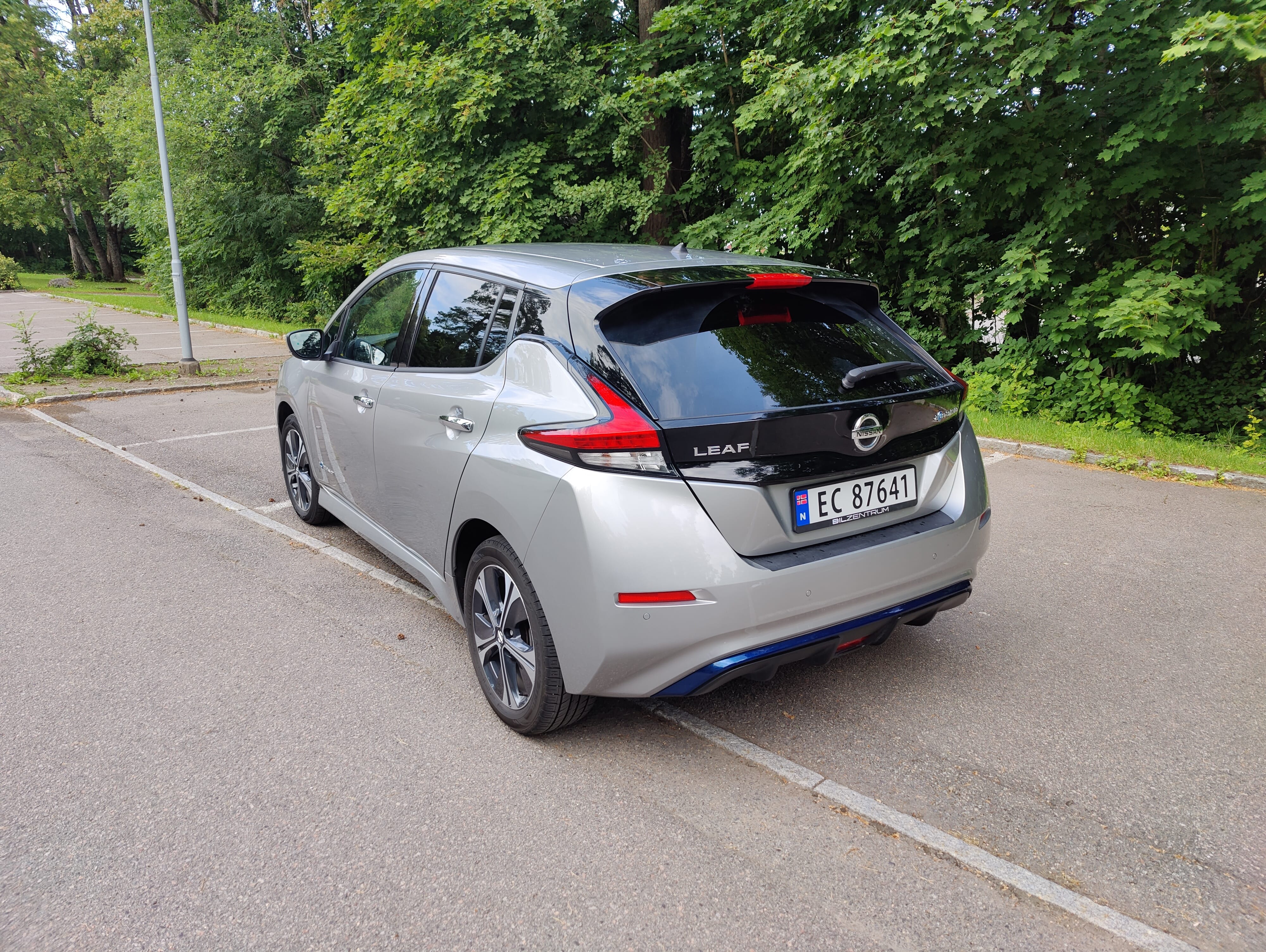Nissan Leaf med GPS