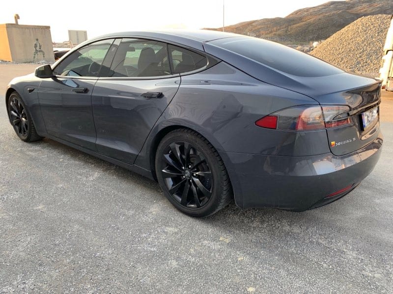 Tesla Model S med GPS