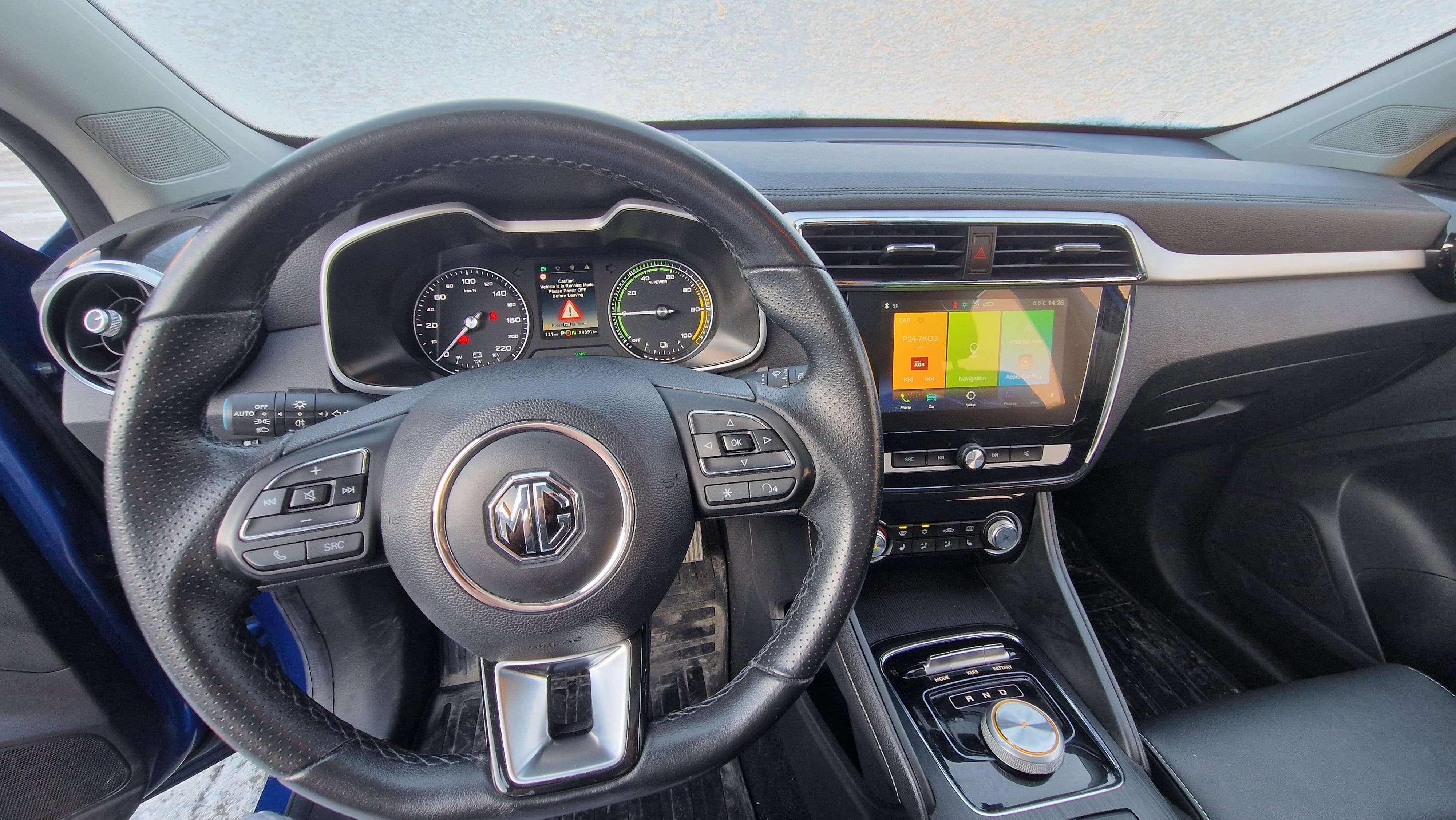 MG ZS EV med Android Auto