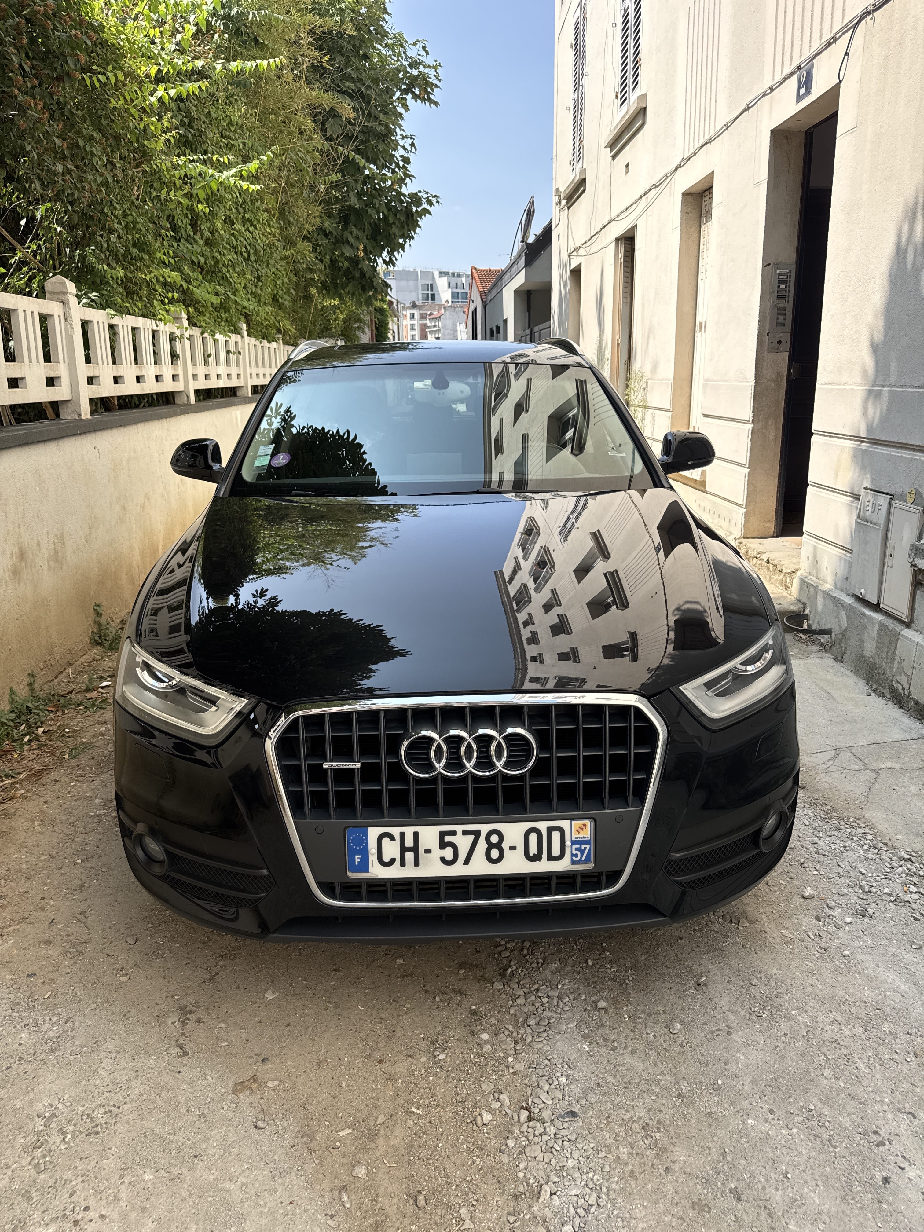 Audi Q3 avec Pneus neige