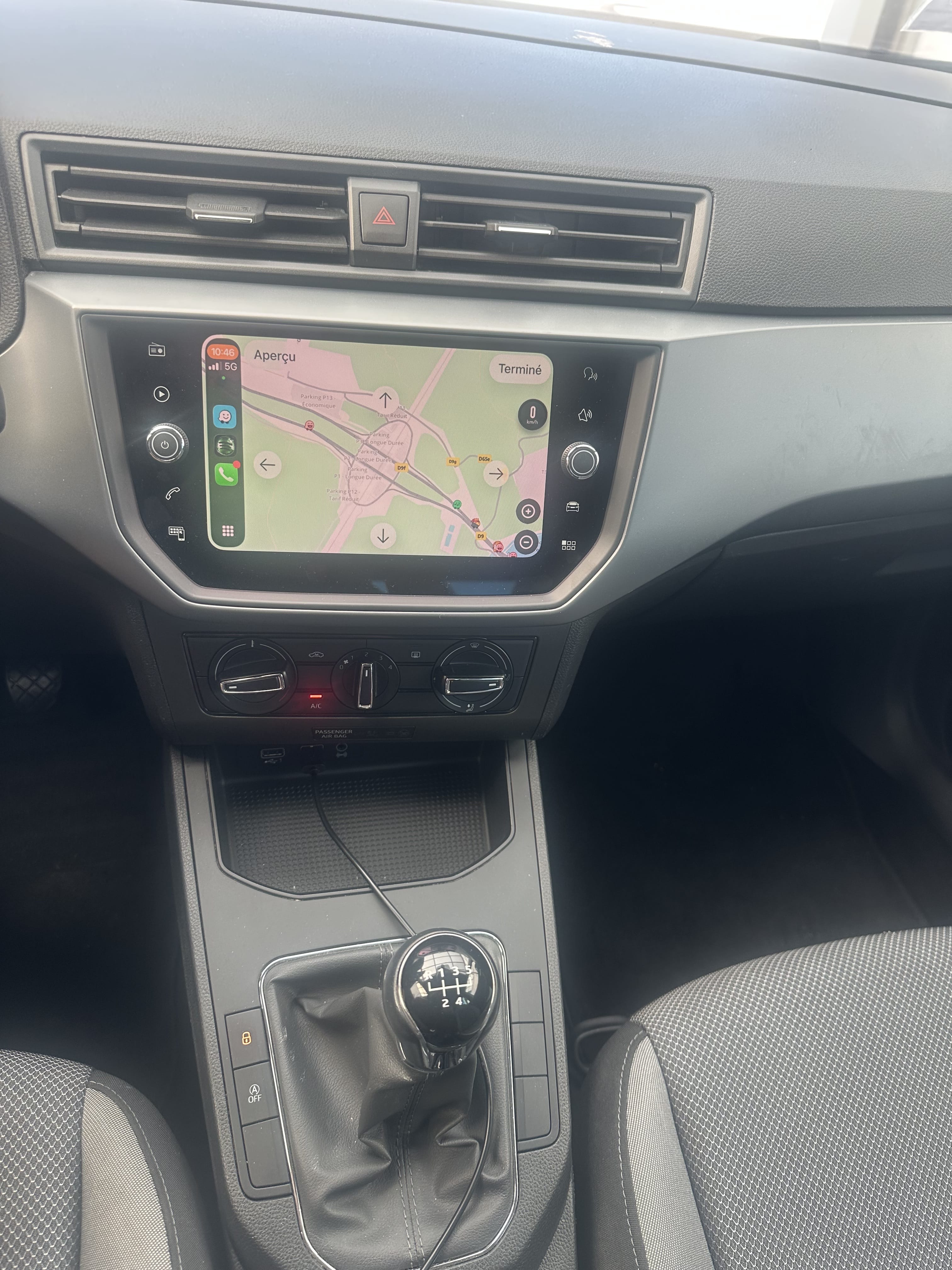 Seat Ibiza avec Apple CarPlay
