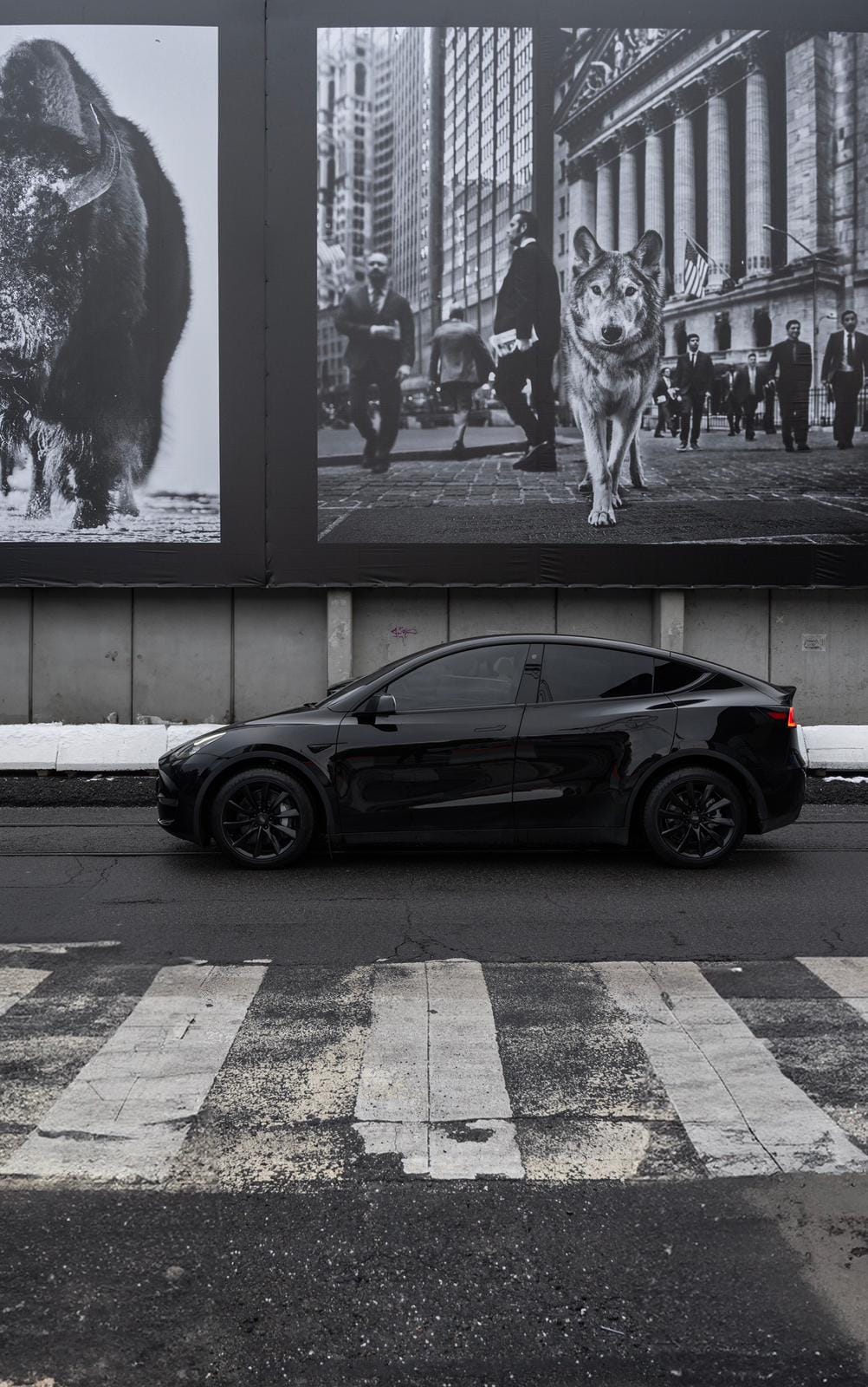 Tesla Model Y with GPS